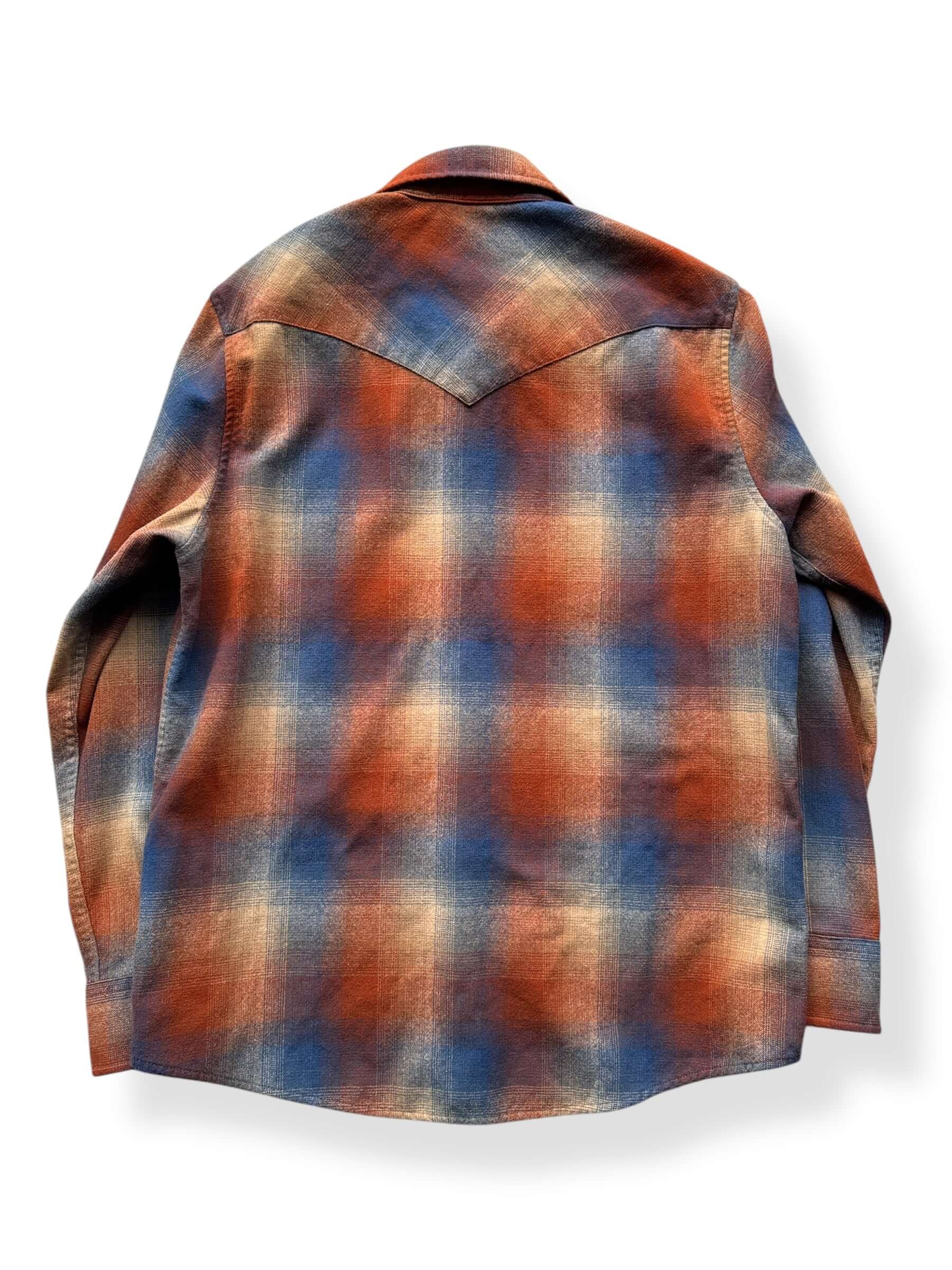 Back of Modern Pendleton Canyon Shirt SZ M