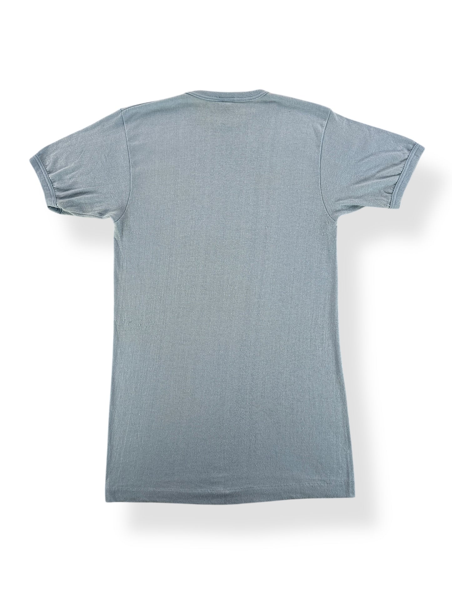 Back of Vintage Hjorth Road School Ringer Tee SZ XS