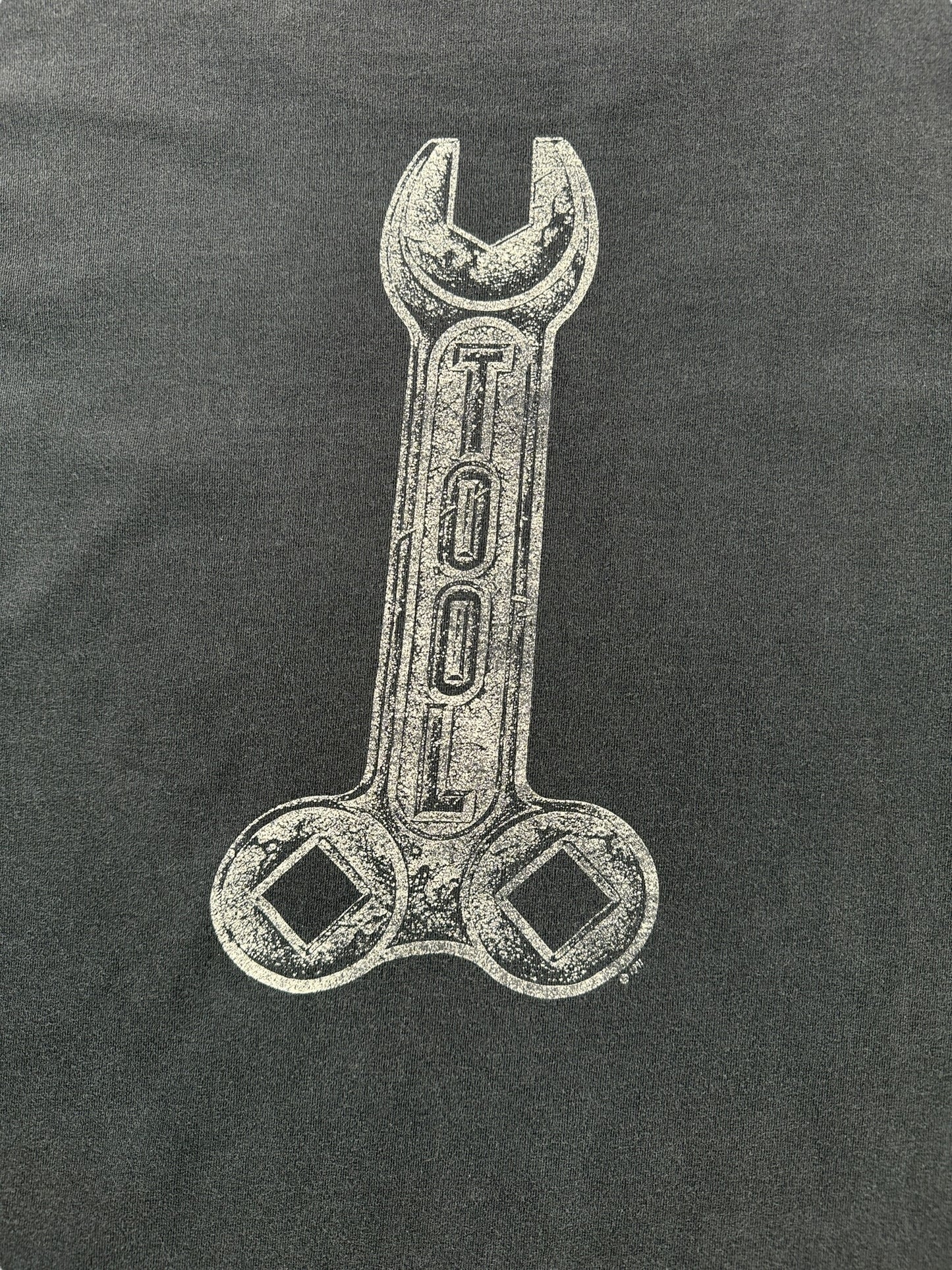 Back Graphic of Vintage Single Stitch Tool Tee SZ XL