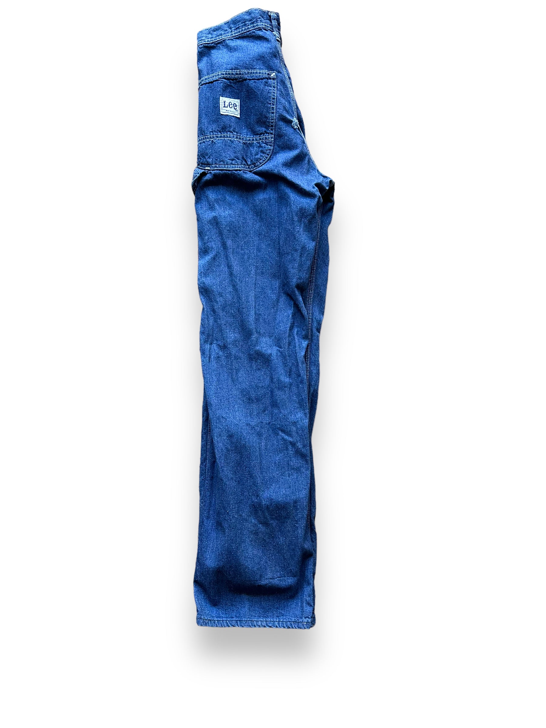 Folded Profile View of Vintage Lee Carpenter Jeans W27 | Vintage Denim Workwear Seattle | Barn Owl Vintage Clothing