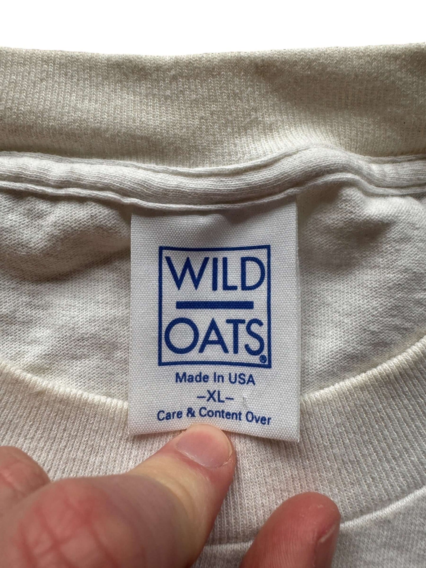 Tag on Vintage Daffy Duck Wild Oats All Over Print Tee SZ XL