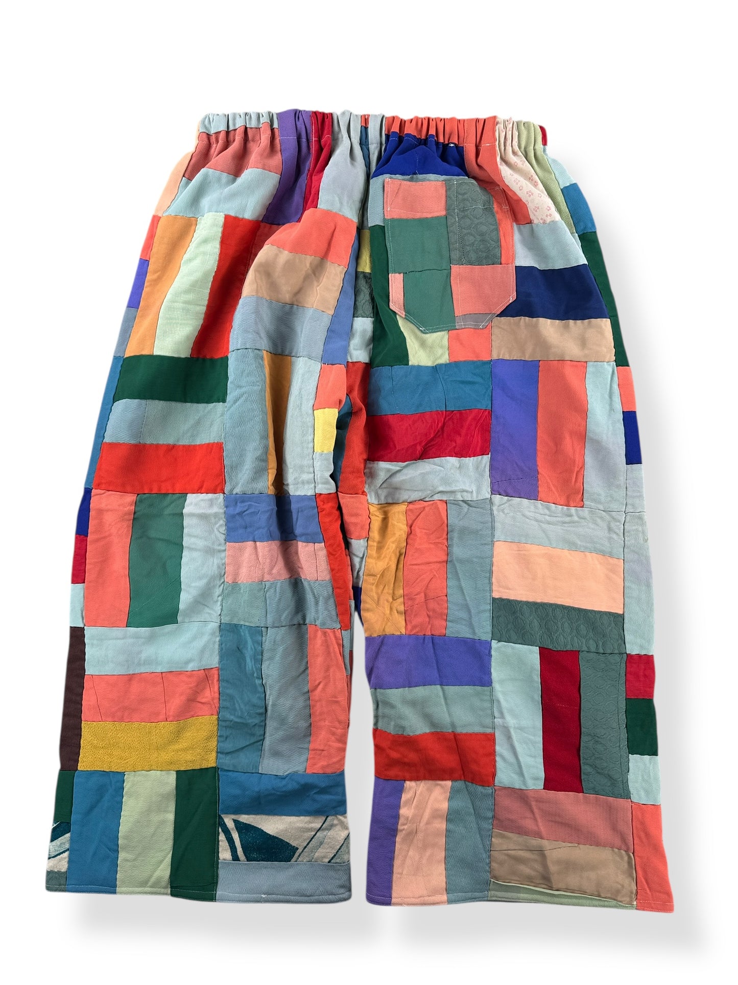 Back of Archive Craft X Barn Owl Vintage Quilt Pants SZ L