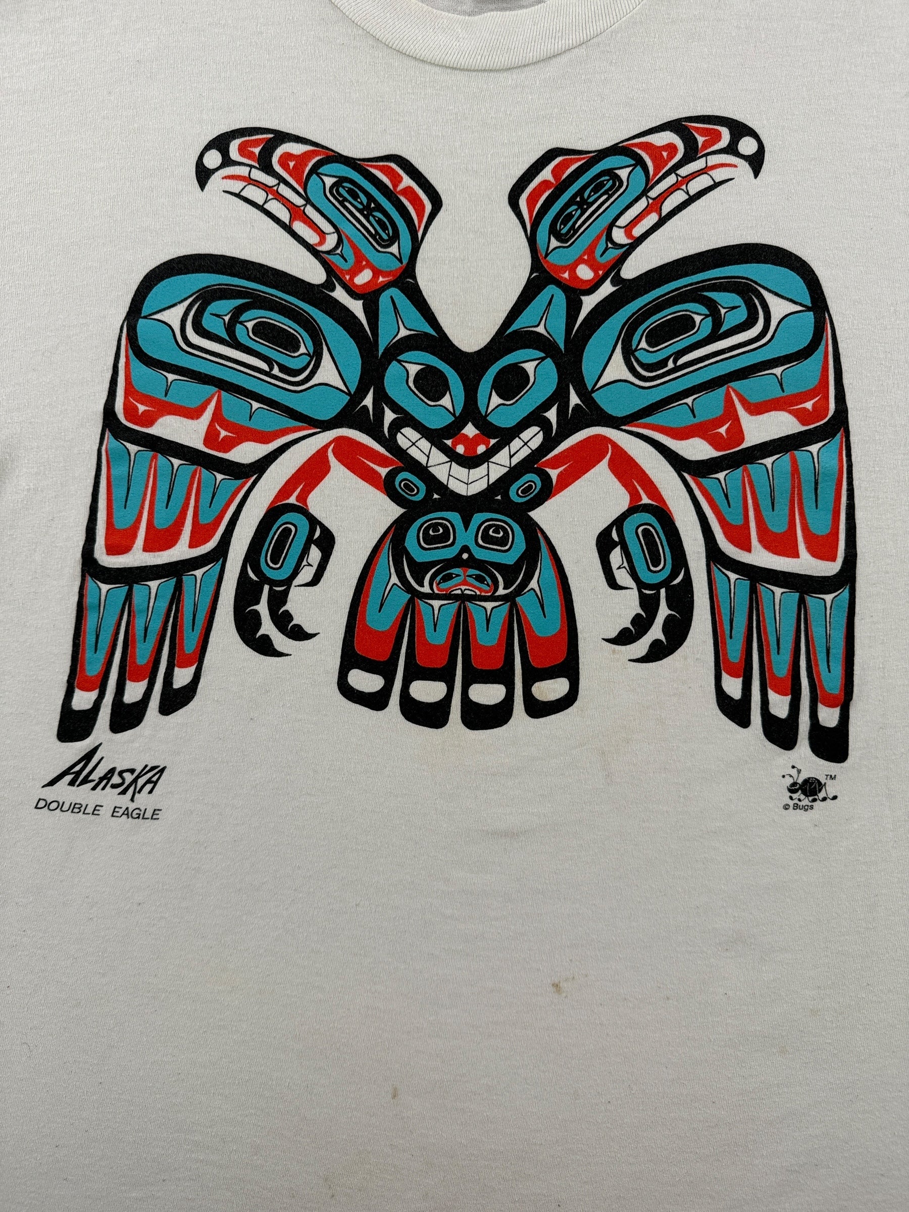 Graphic of Vintage Double Eagle Salish Art Tee SZ L