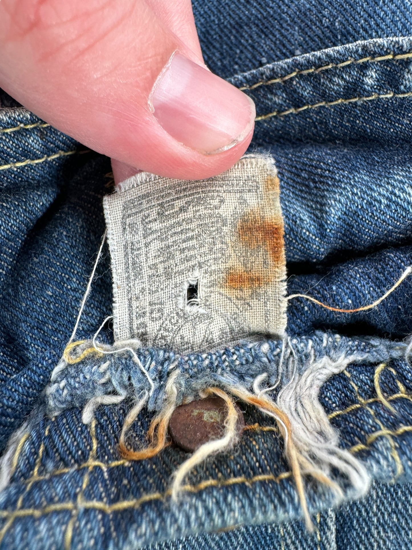Union Tag on Vintage Lee 101-LJ Storm Rider Jacket SZ XXL