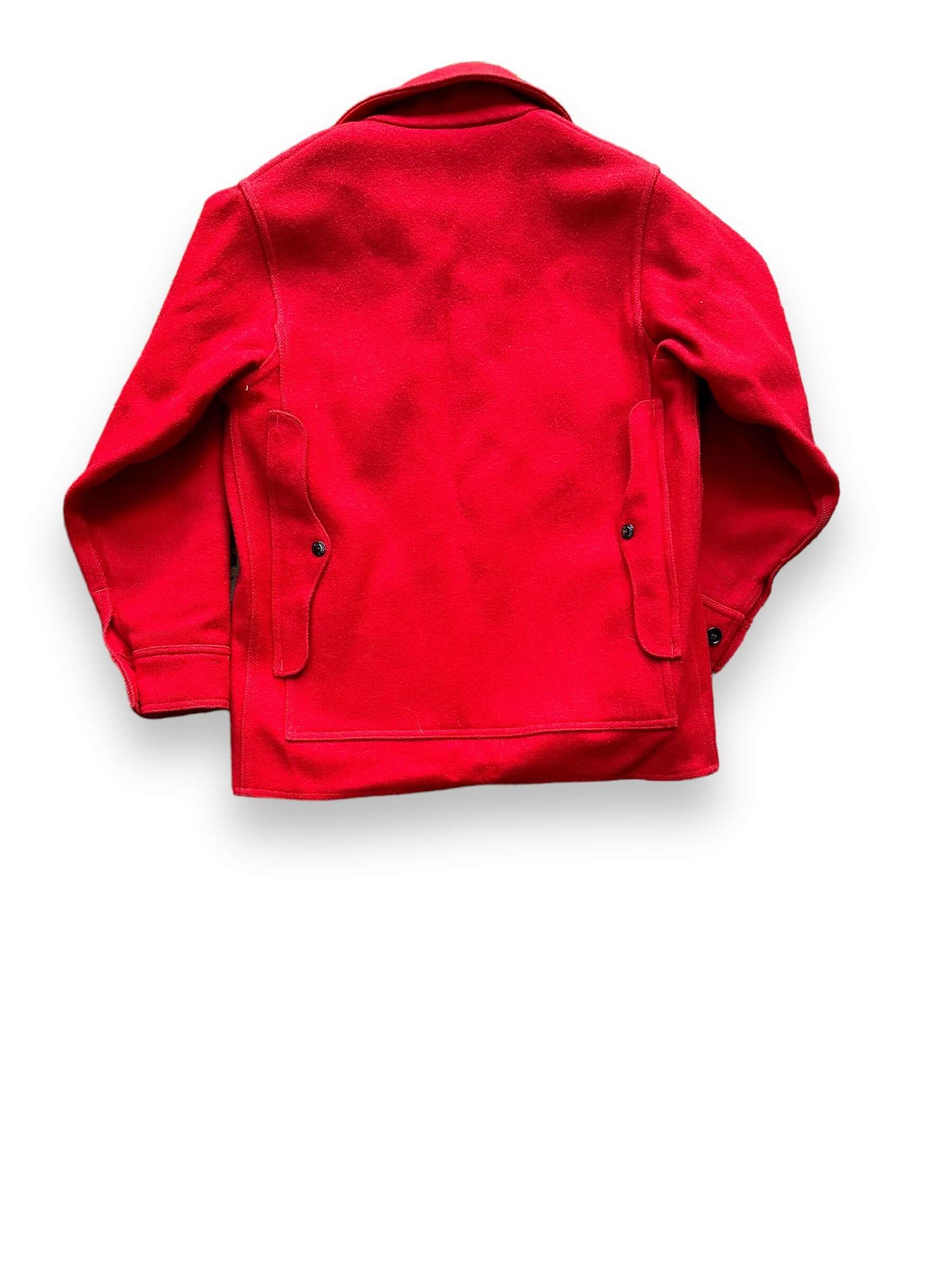 Rear View of Vintage Union Made Filson Scarlet Cruiser SZ 40 | Vintage Filson Seattle Workwear | Vintage Workwear Seattle