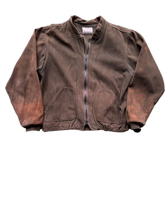 Front View of Filson Moleskin Brown Liner SZ XL |  Filson Bargain Outlet Seattle | Barn Owl Vintage