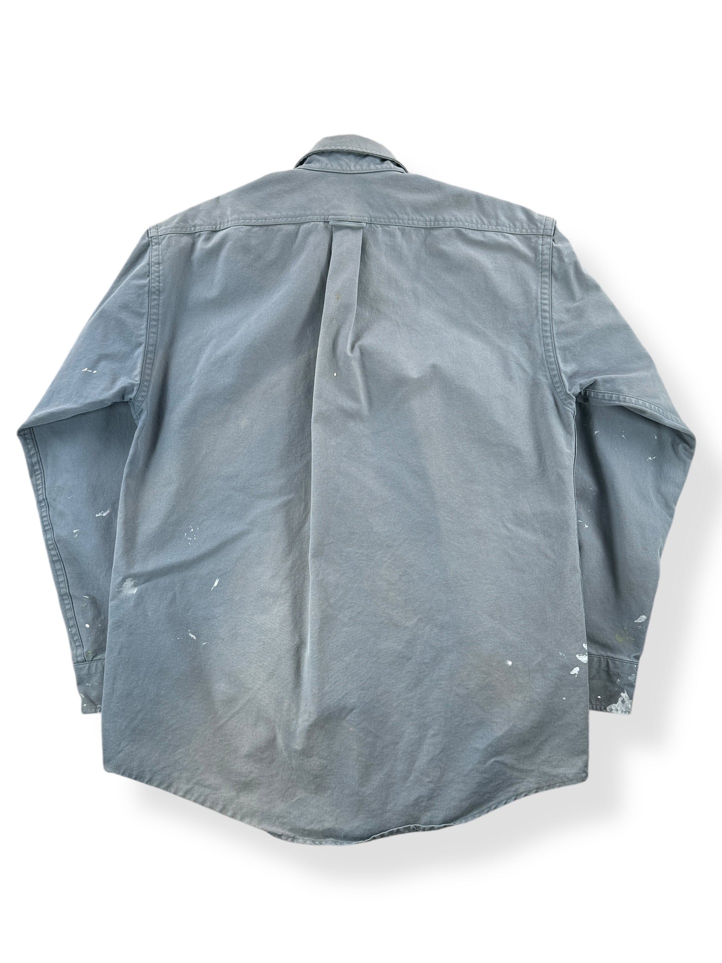 Back of Modern Thrashed Filson Painter Shirt SZ M