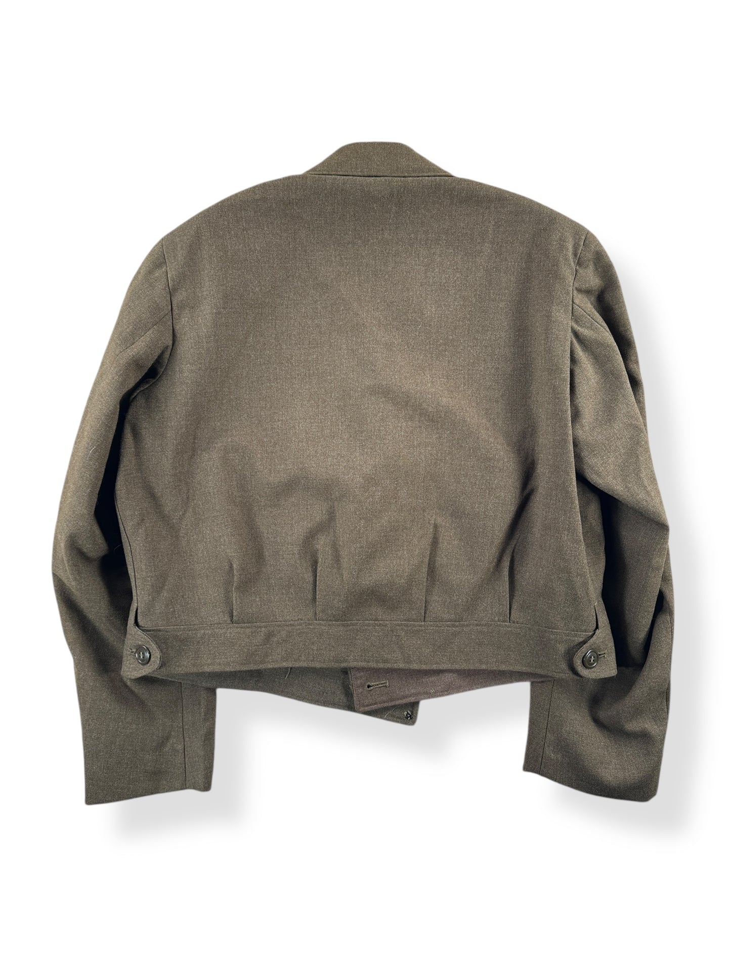 Back of Vintage Eisenhower Military Jacket SZ XL