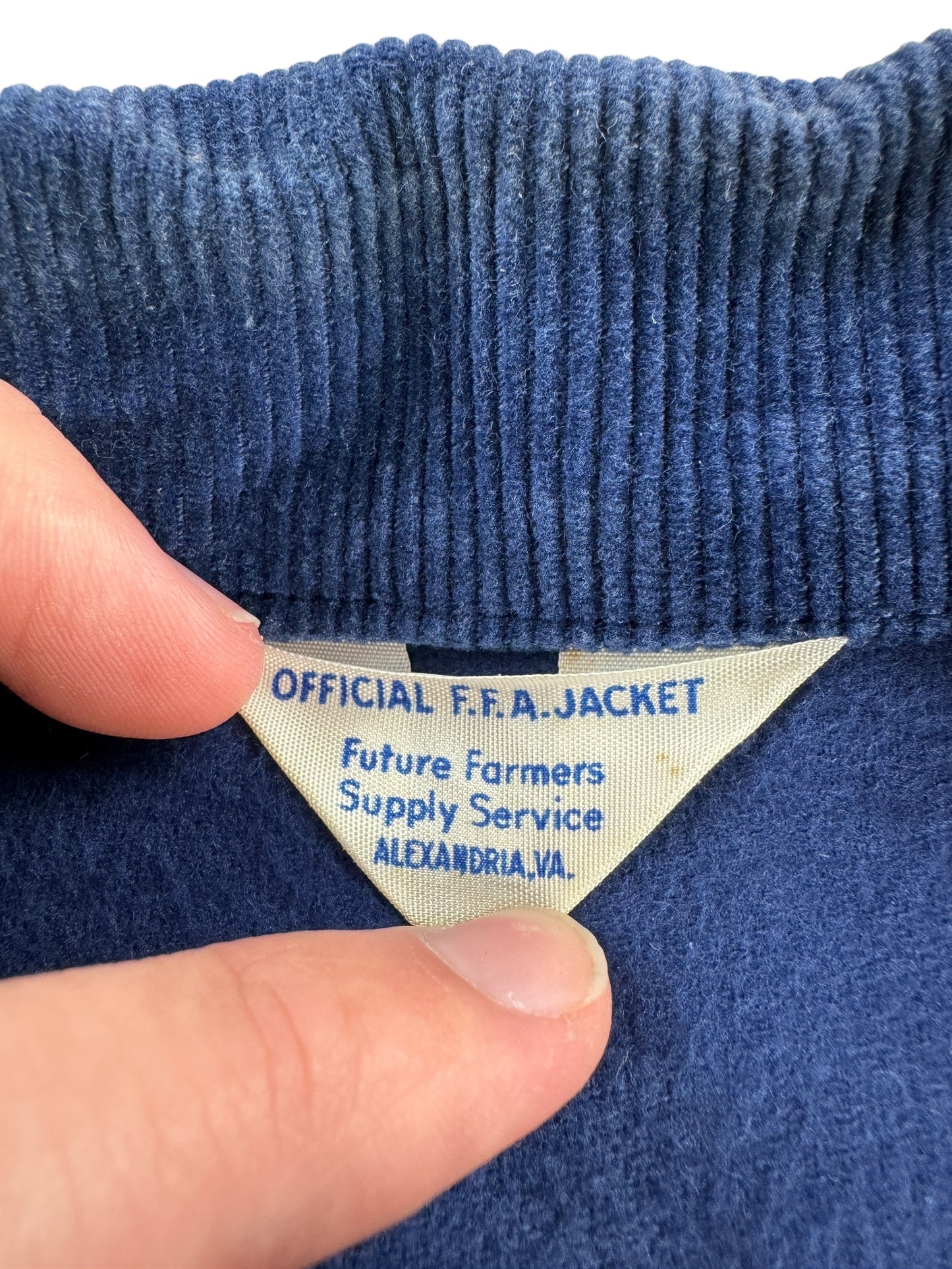 Tag on Vintage Harris Lake Park Iowa FFA Jacket SZ S
