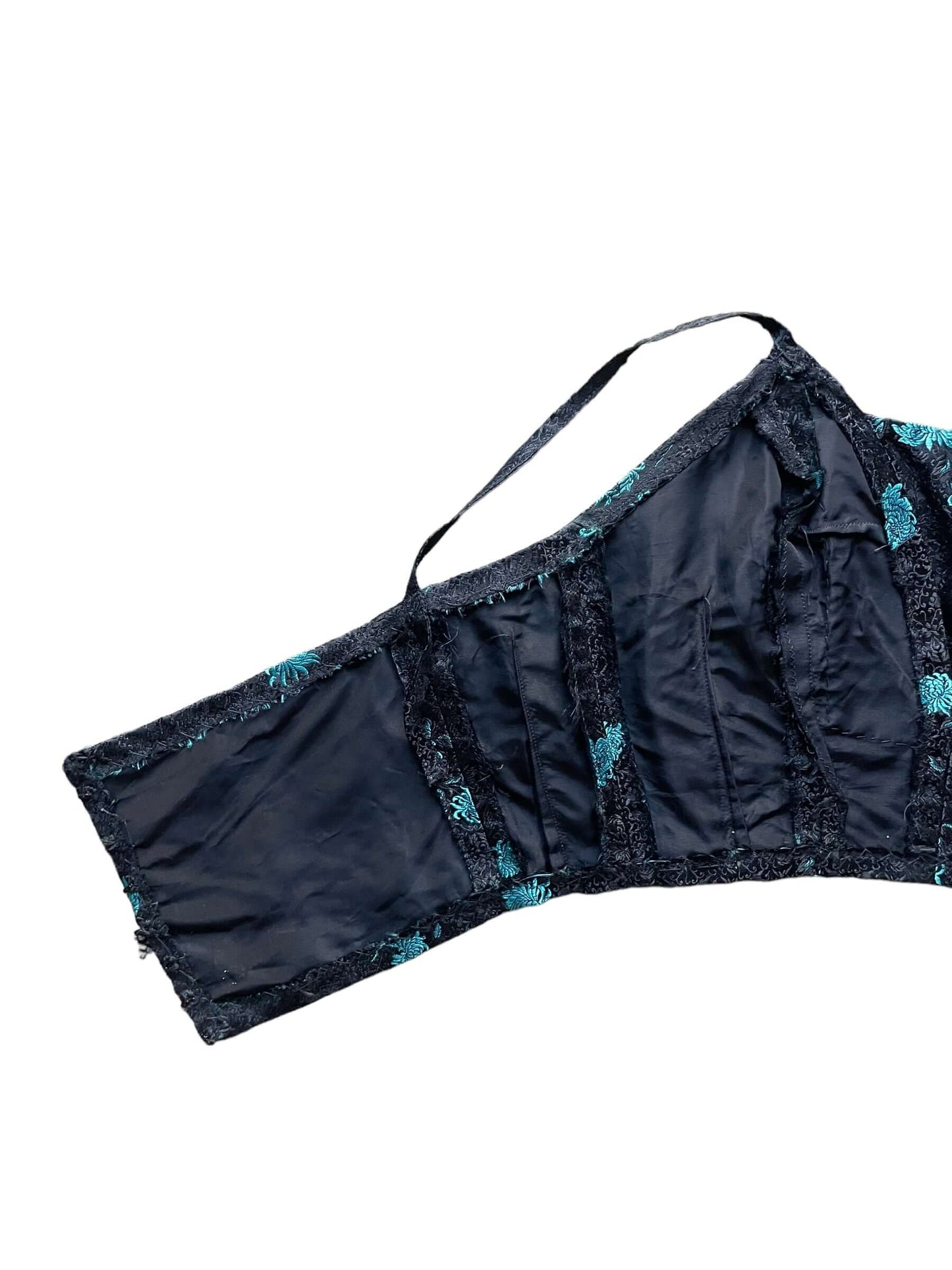 Back left of 1950s Brocade Bustiere