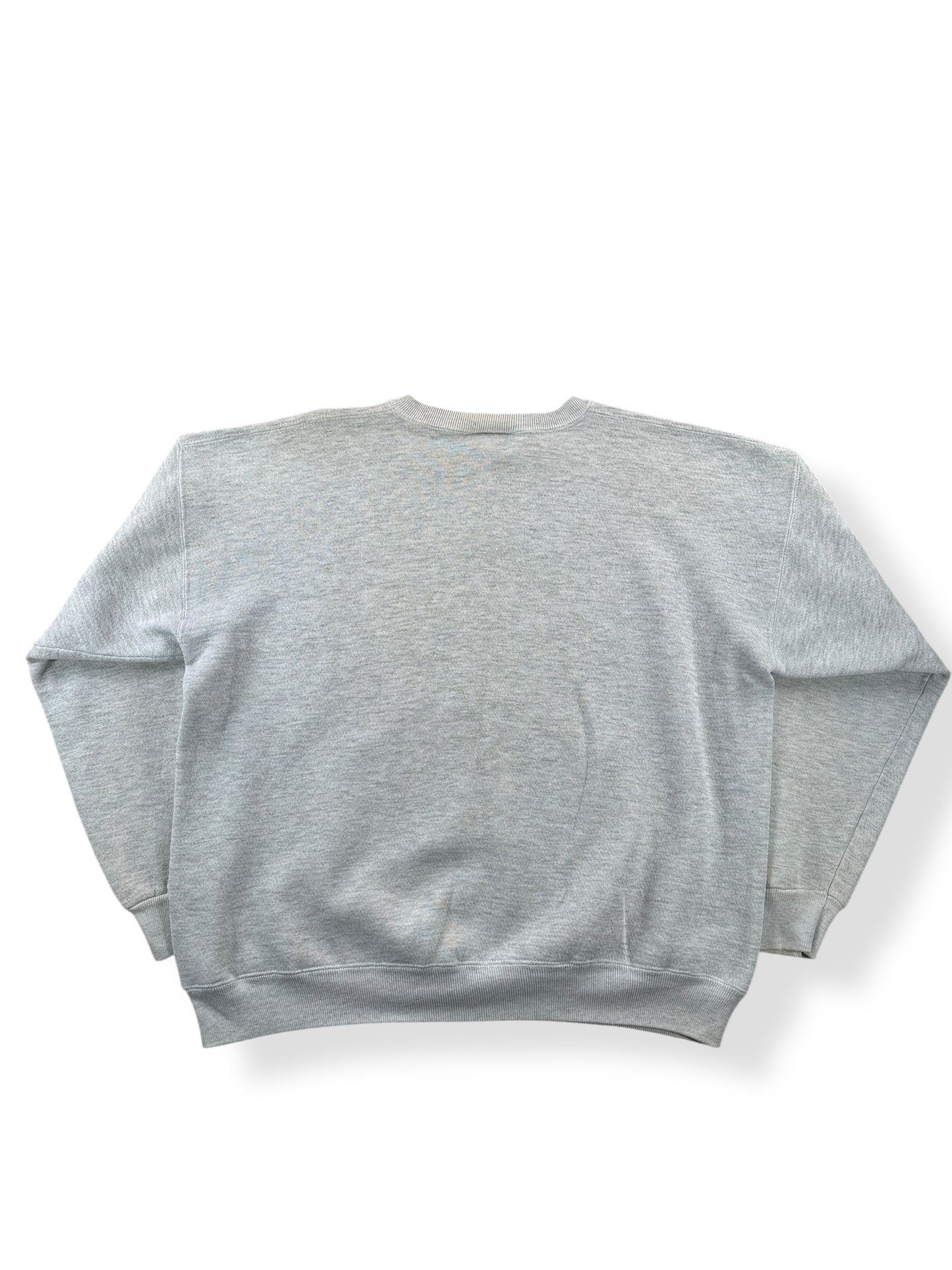 Back of Vintage Huskies Glitter Sweatshirt SZ XL