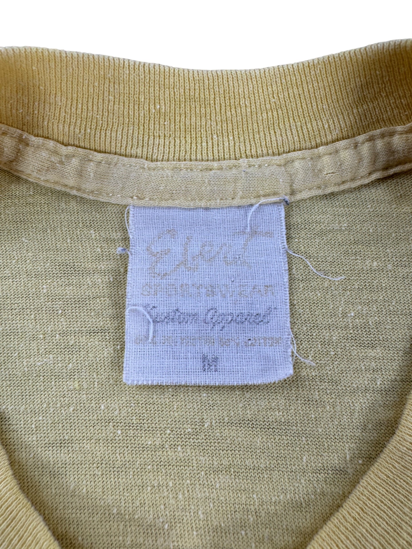 Tag on Vintage 1970s Big Cheese Tee SZ S