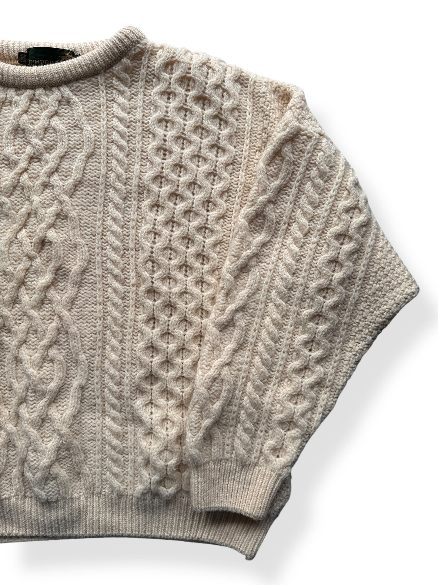 Front Left of Jumpers Wool Irish Fisherman Sweater SZ XL