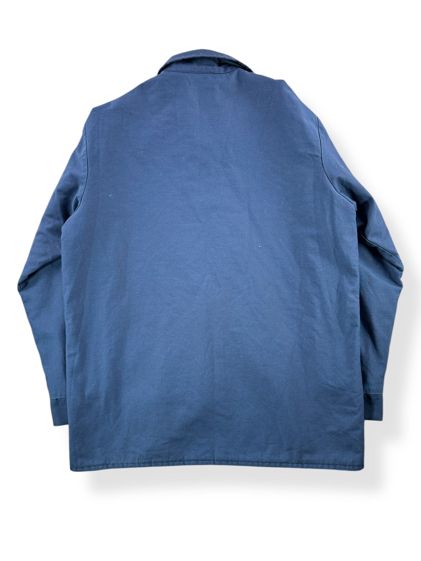 Back of Vintage Clayton Quilted Shop Jacket SZ L