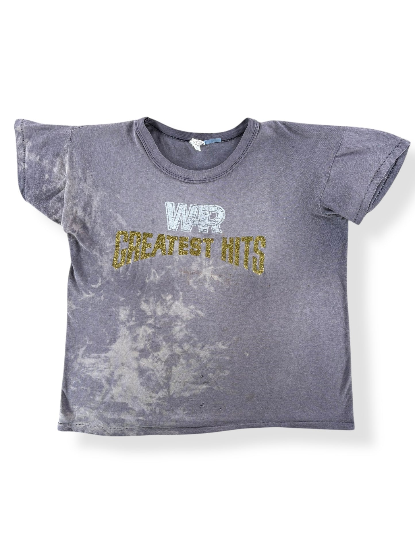 Front of Vintage War Greatest Hits Tie Dye Tee SZ M