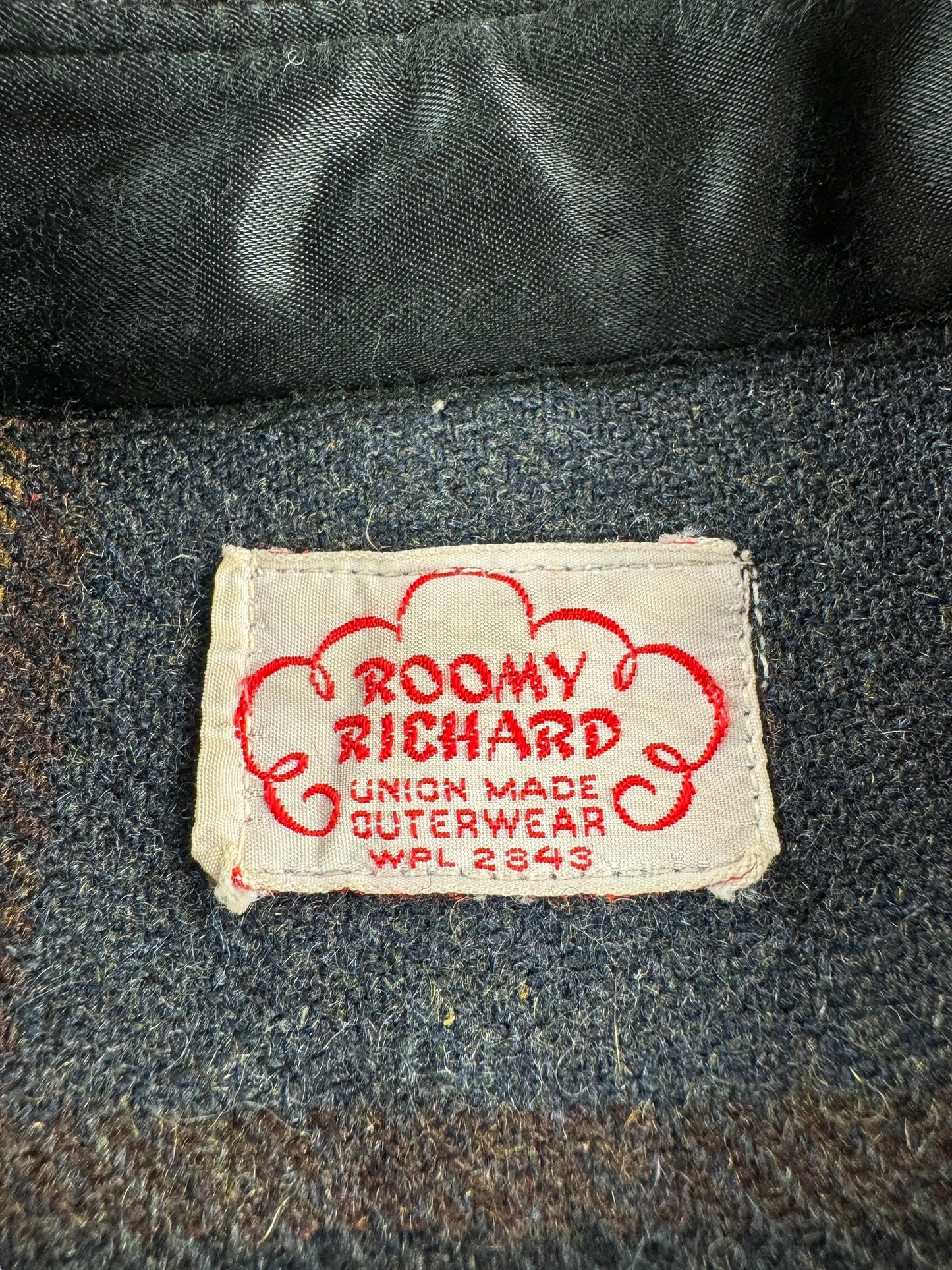 Tag on Vintage Roomy Richard CPO Jacket SZ XL