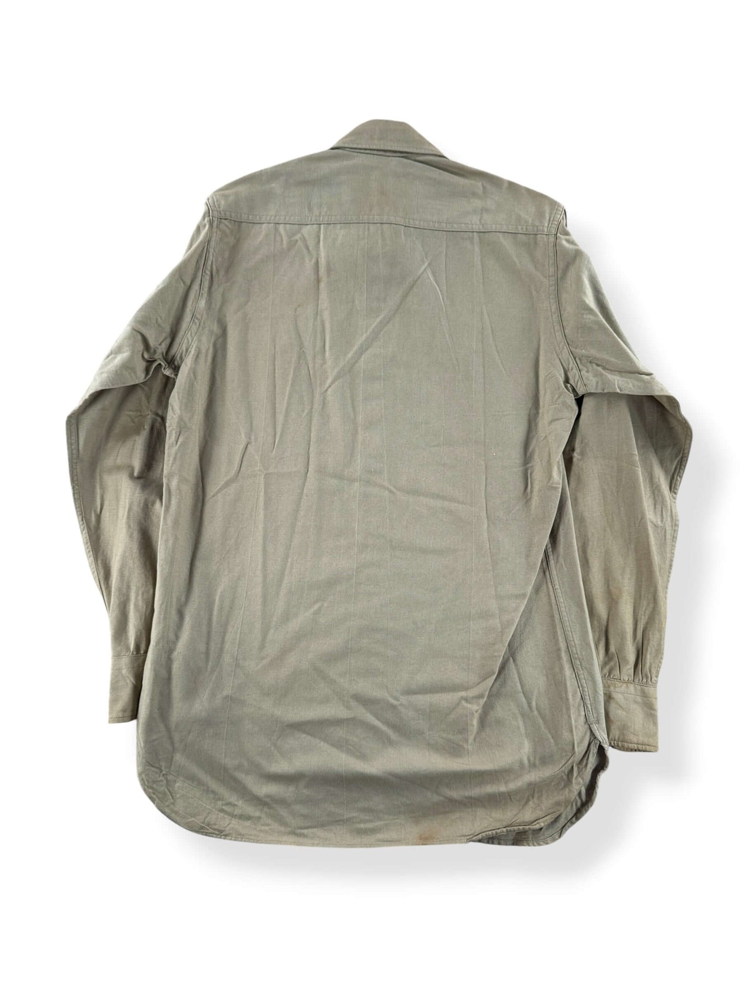 Back of Vintage Vietnam Era US Army Button Up Shirt SZ S