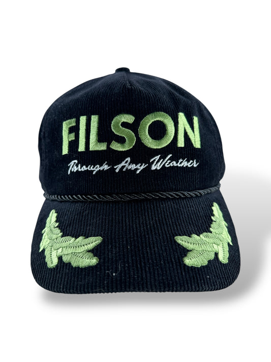 Front of NWT Filson Rope Forester Corduroy Cap