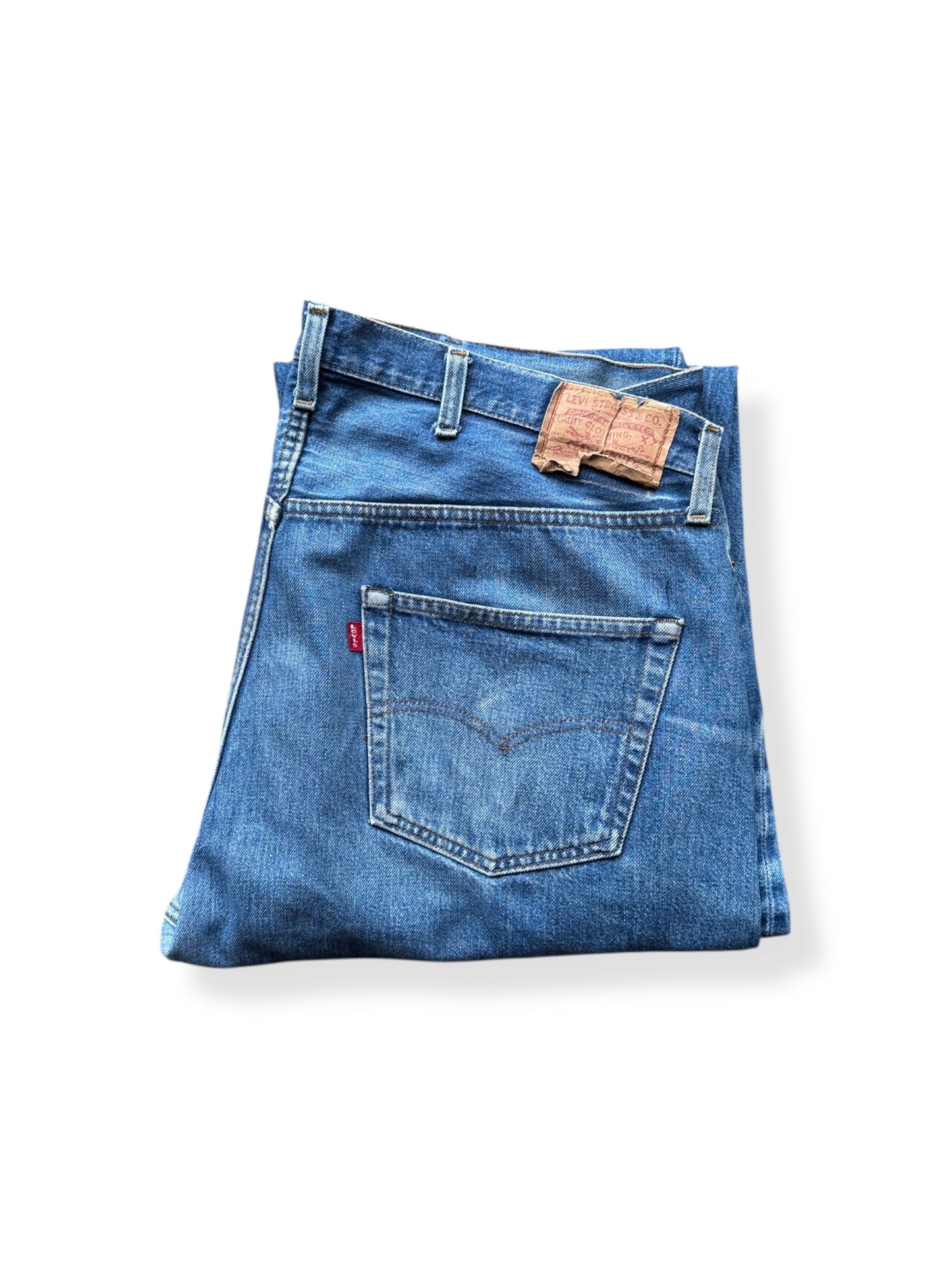 Folded Vintage Double Stitch Levi's Redline Jeans W42
