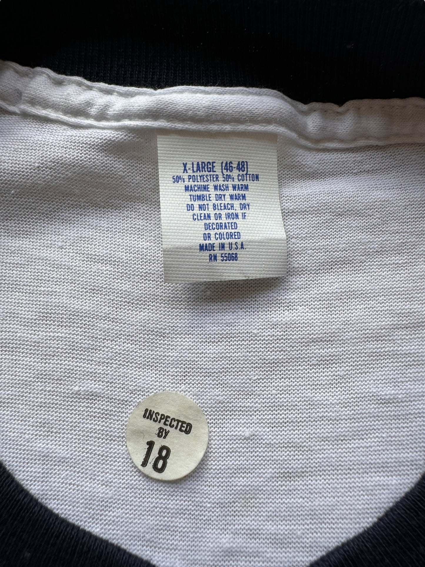 Tag on NOS Amundsen-Scott Antarctic Research Ringer Tee SZ S