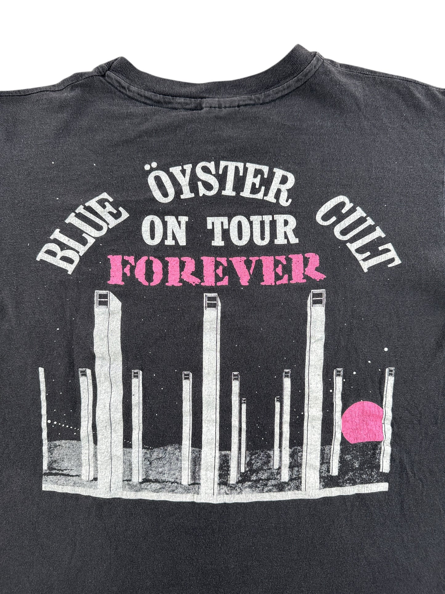Back of Vintage Blue Oyster Cult Tyranny And Mutation Tour Tee SZ L