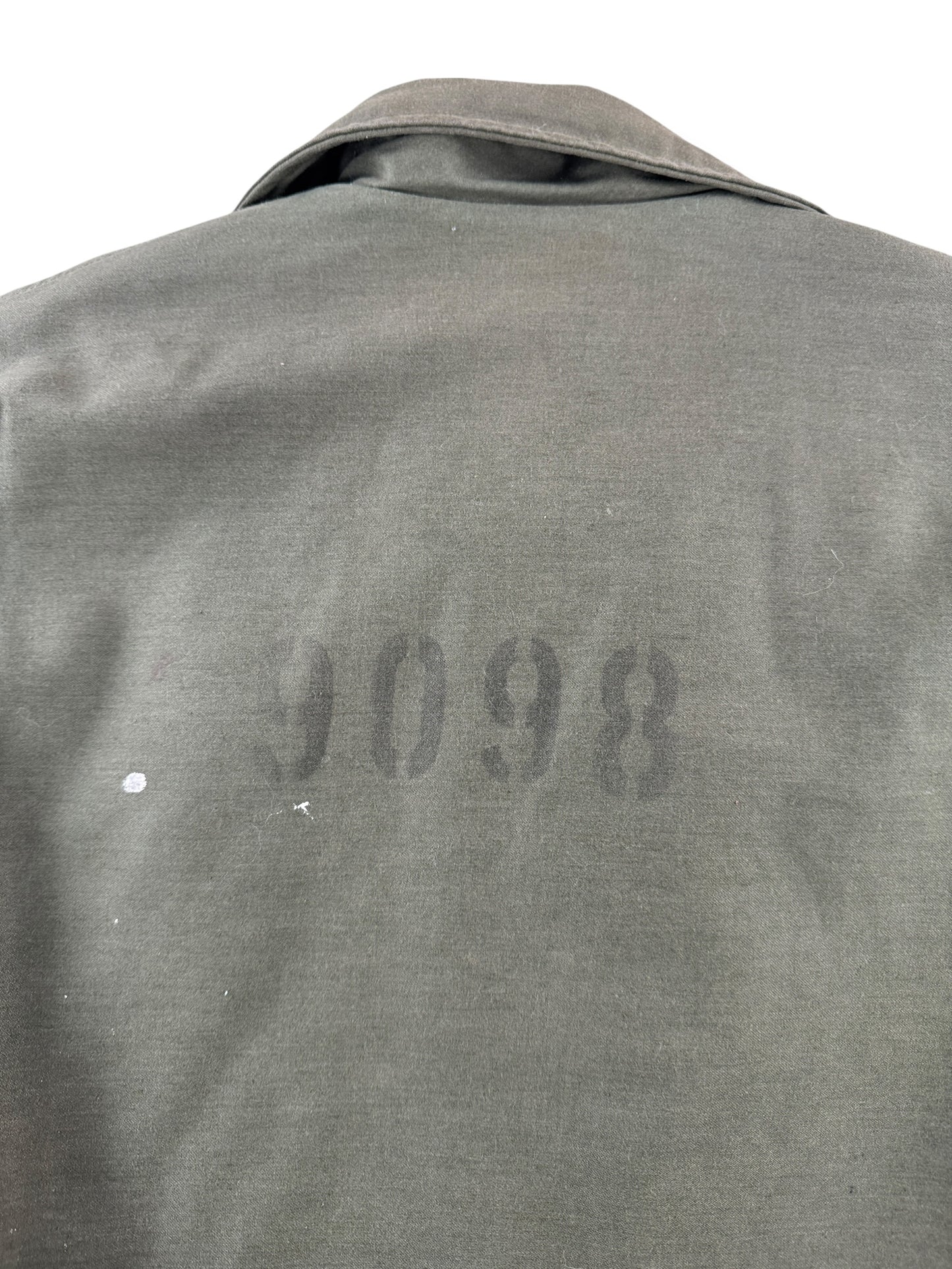 Stencil on Vintage USN A-2 Cold Weather Deck Jacket SZ M