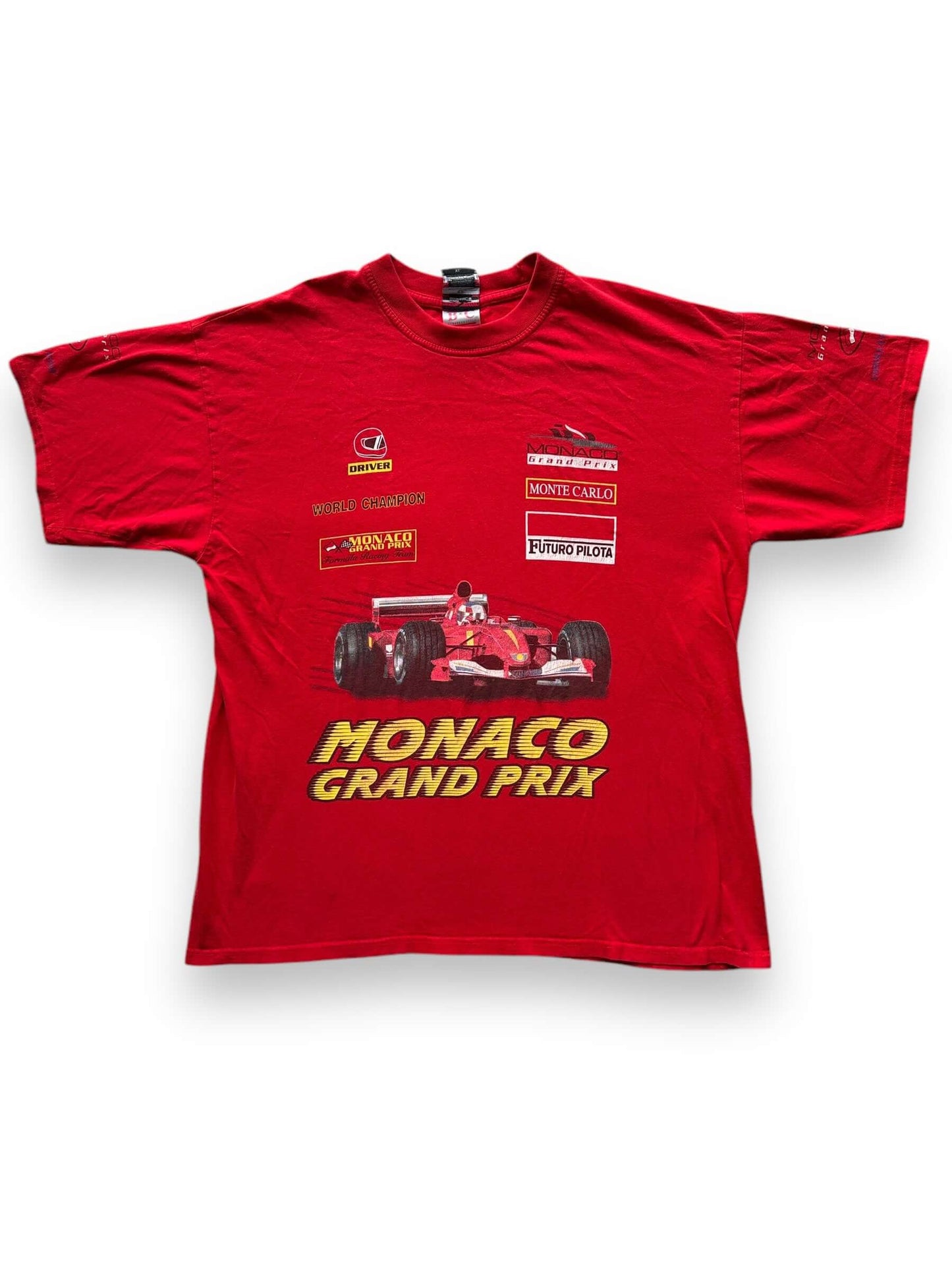 Front of Vintage Monaco Grand Prix Racing Tee SZ XL