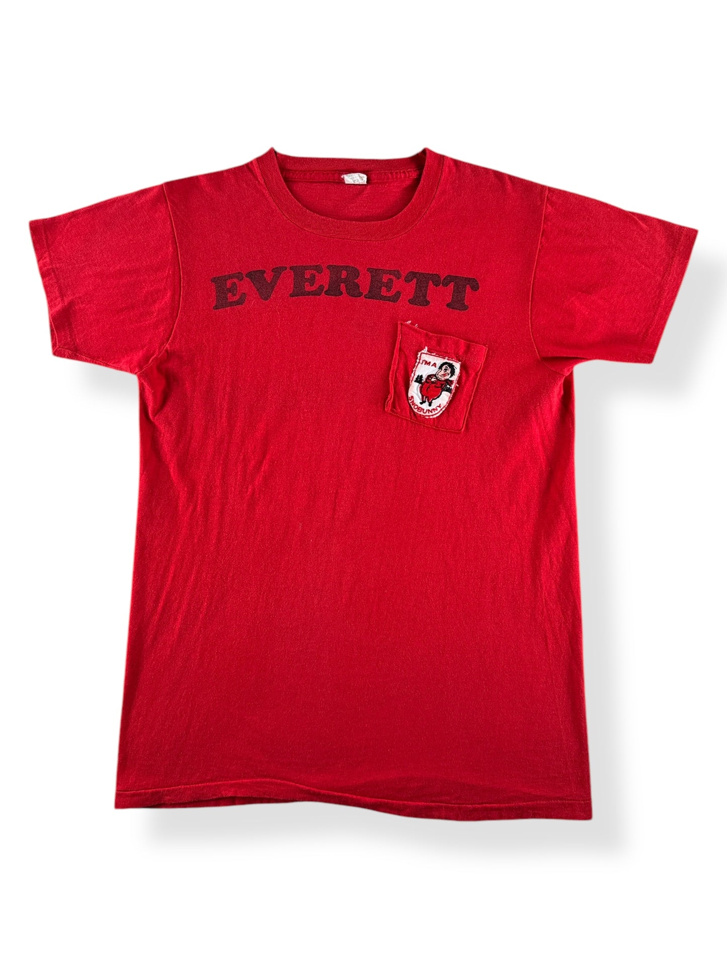 Front of Vintage Interesting Everett Pocket Tee SZ S