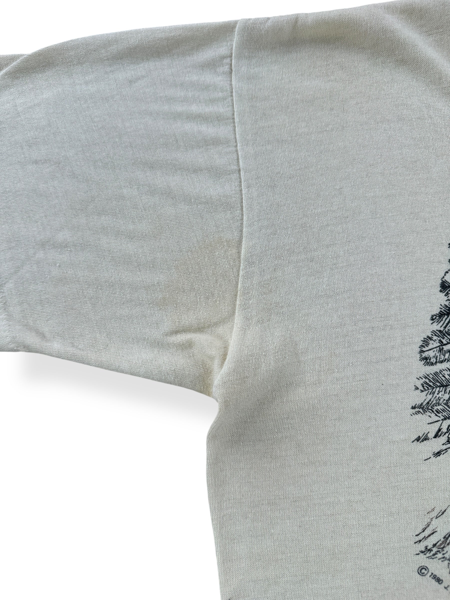 Pit Stains on Vintage Don't Tread on U.S. Tee SZ M