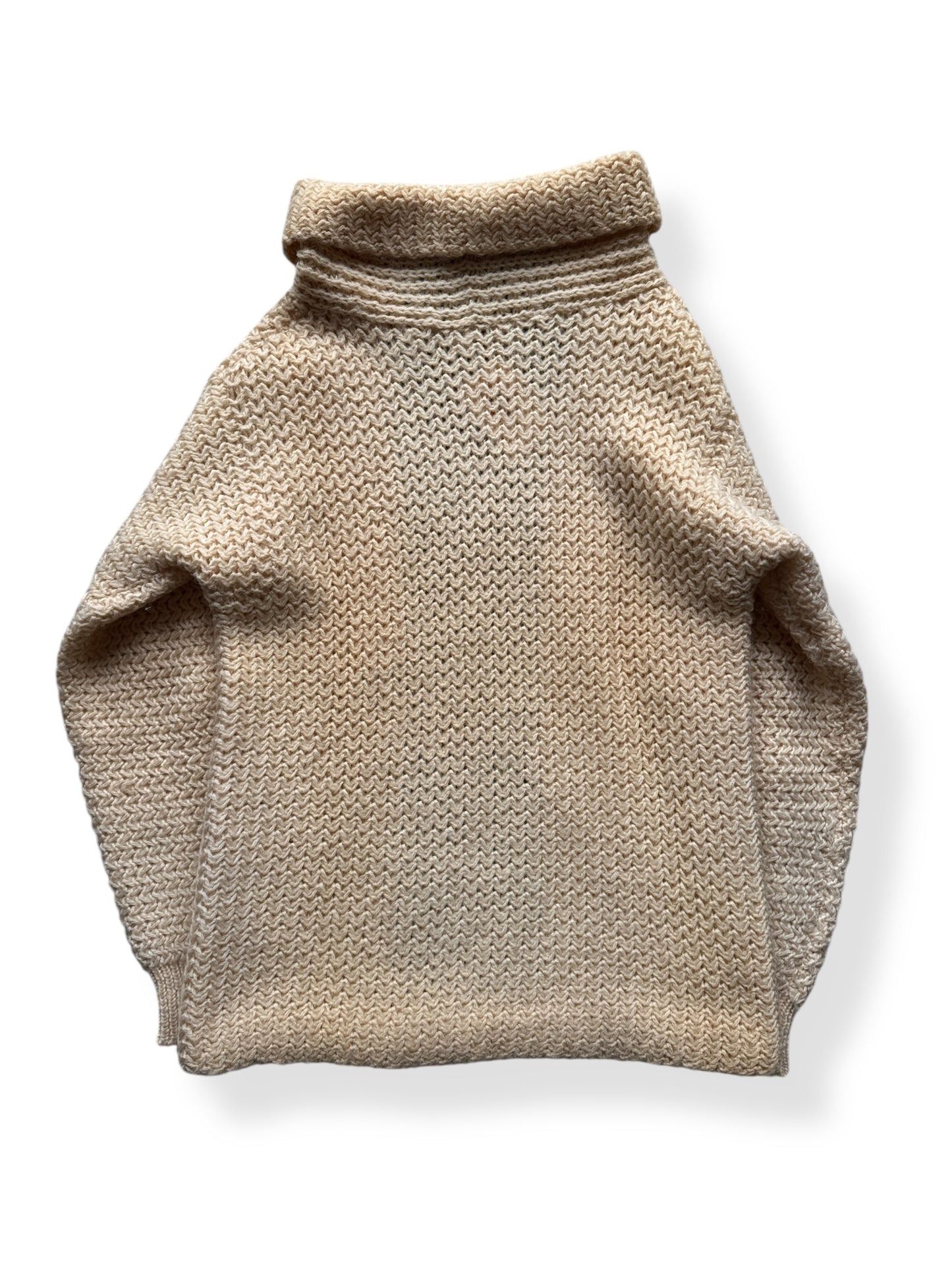 Back of 1940s Wool Sweater SZ 38