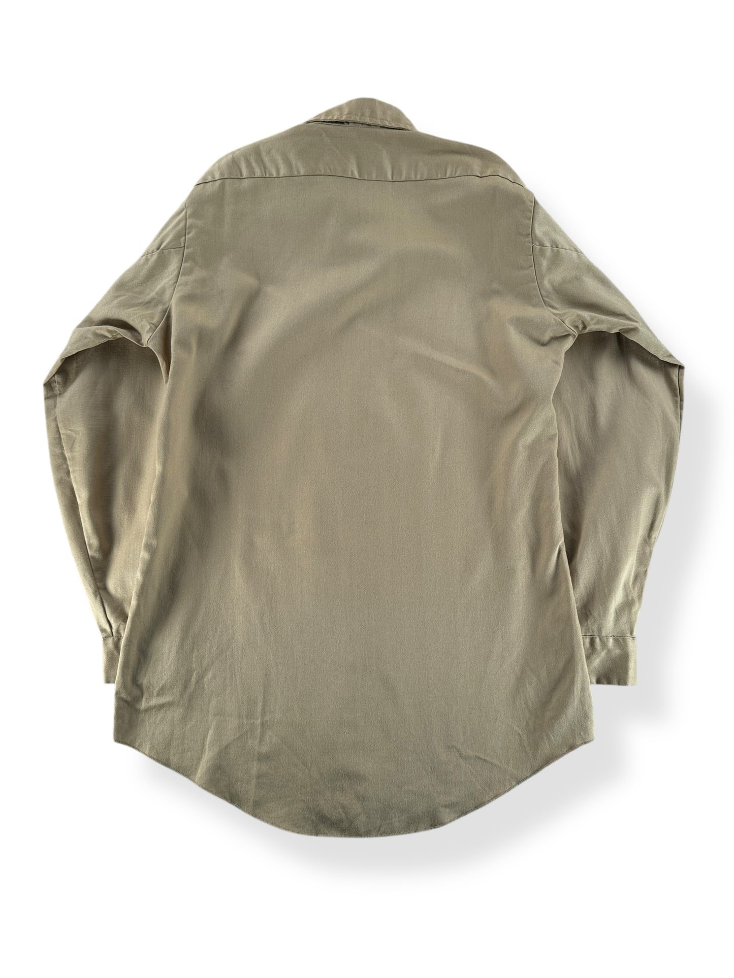 Back of Vintage GWG Nev'r Press Pearl Snap SZ M