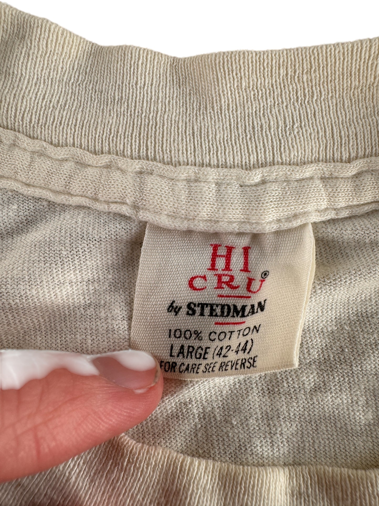Tag on Vintage Cosimo Lucchese Acme Collection Tee SZ L