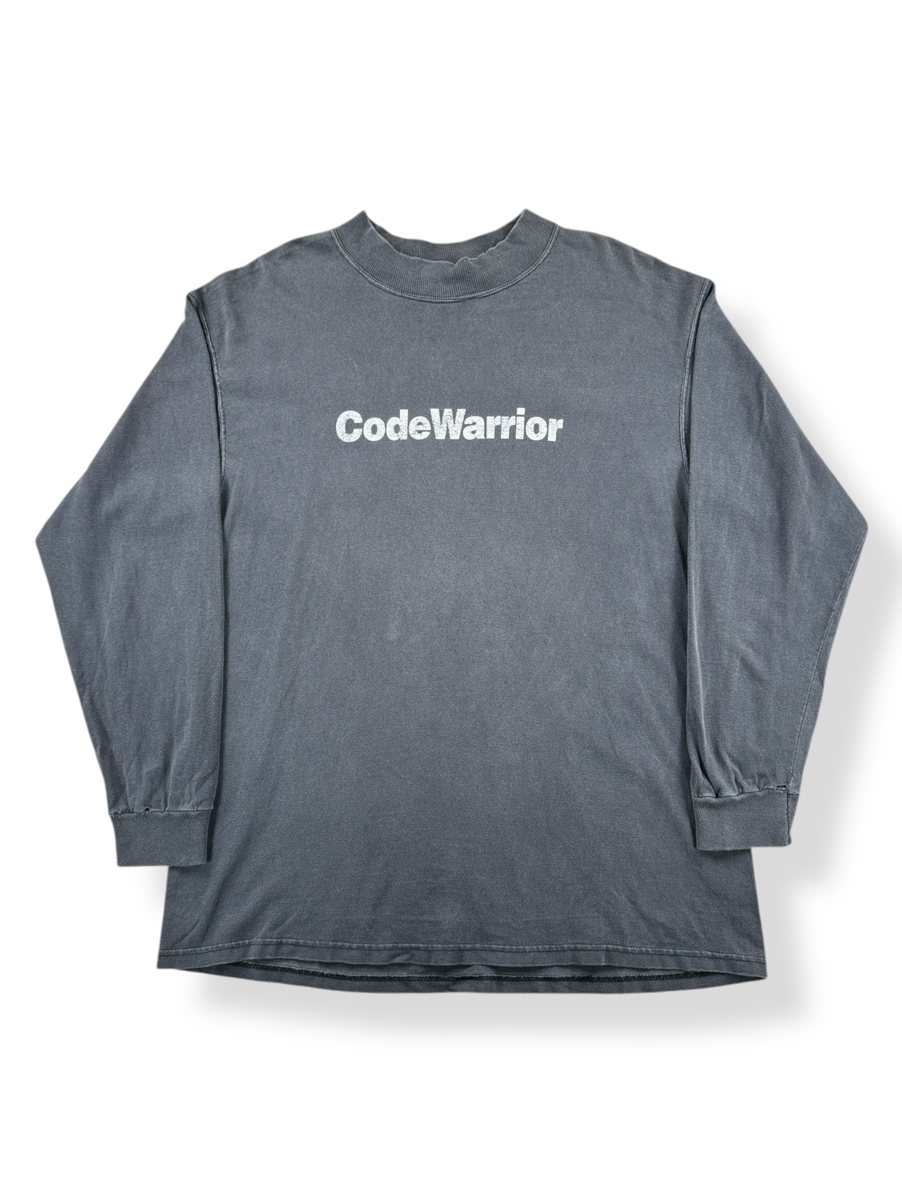 Front of Vintage Code Warrior Longsleeve Tee SZ XL