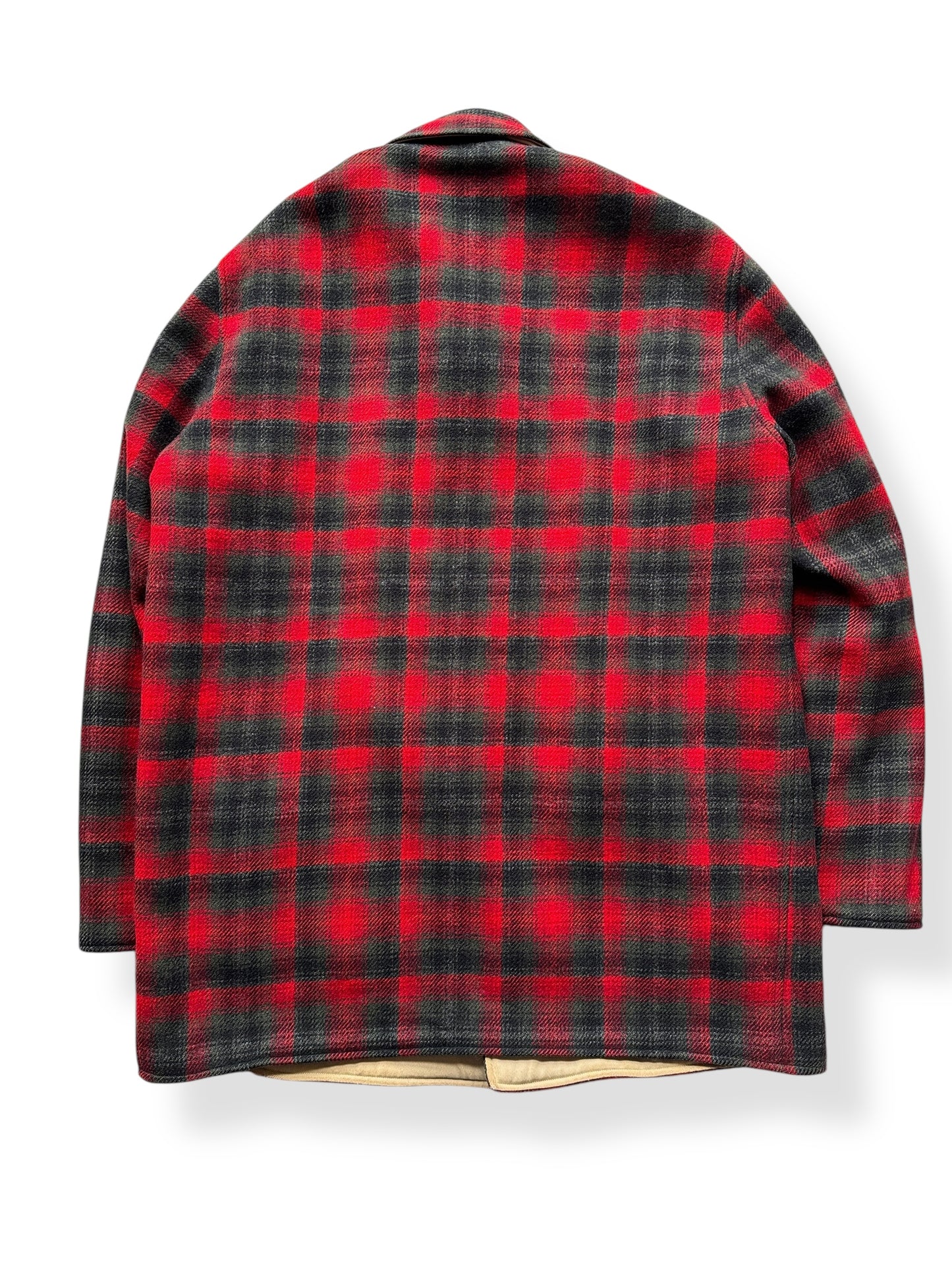 Back of Vintage Reversible Pendleton Coat SZ XL