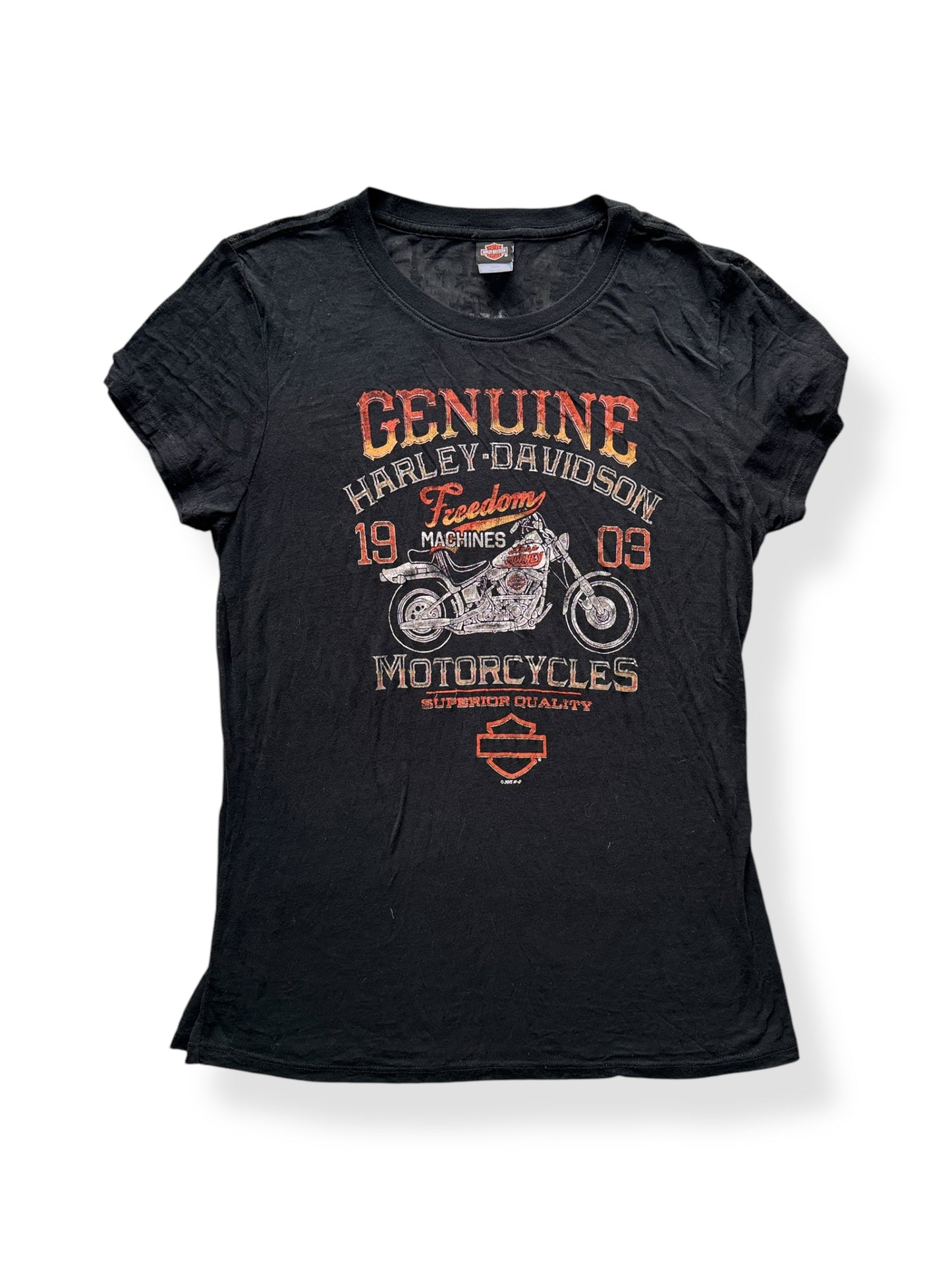 Front of 2015 Harley-Davidson New Orlean Ladies Tee L
