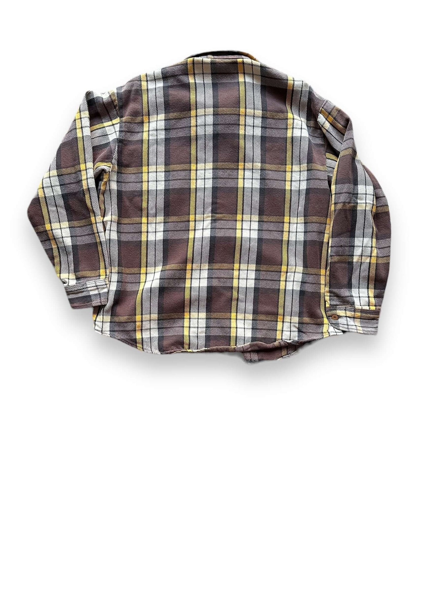 Rear View of Vintage Big Mac Cotton Flannel SZ L | Vintage Cotton Flannel Seattle