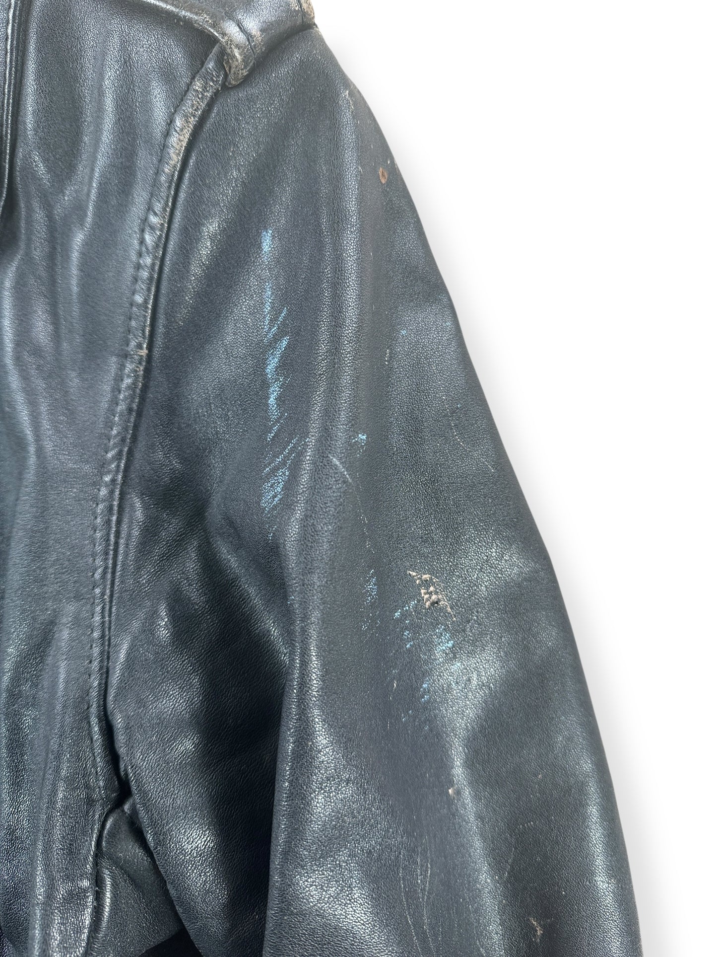 Stains on Vintage Bermans Leather Jacket SZ M