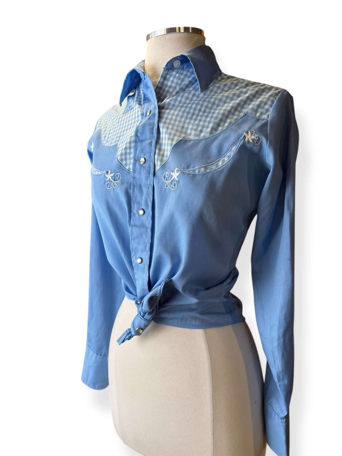 Side view of 1980s Panhandle Slim Ladies Pearl Snap M