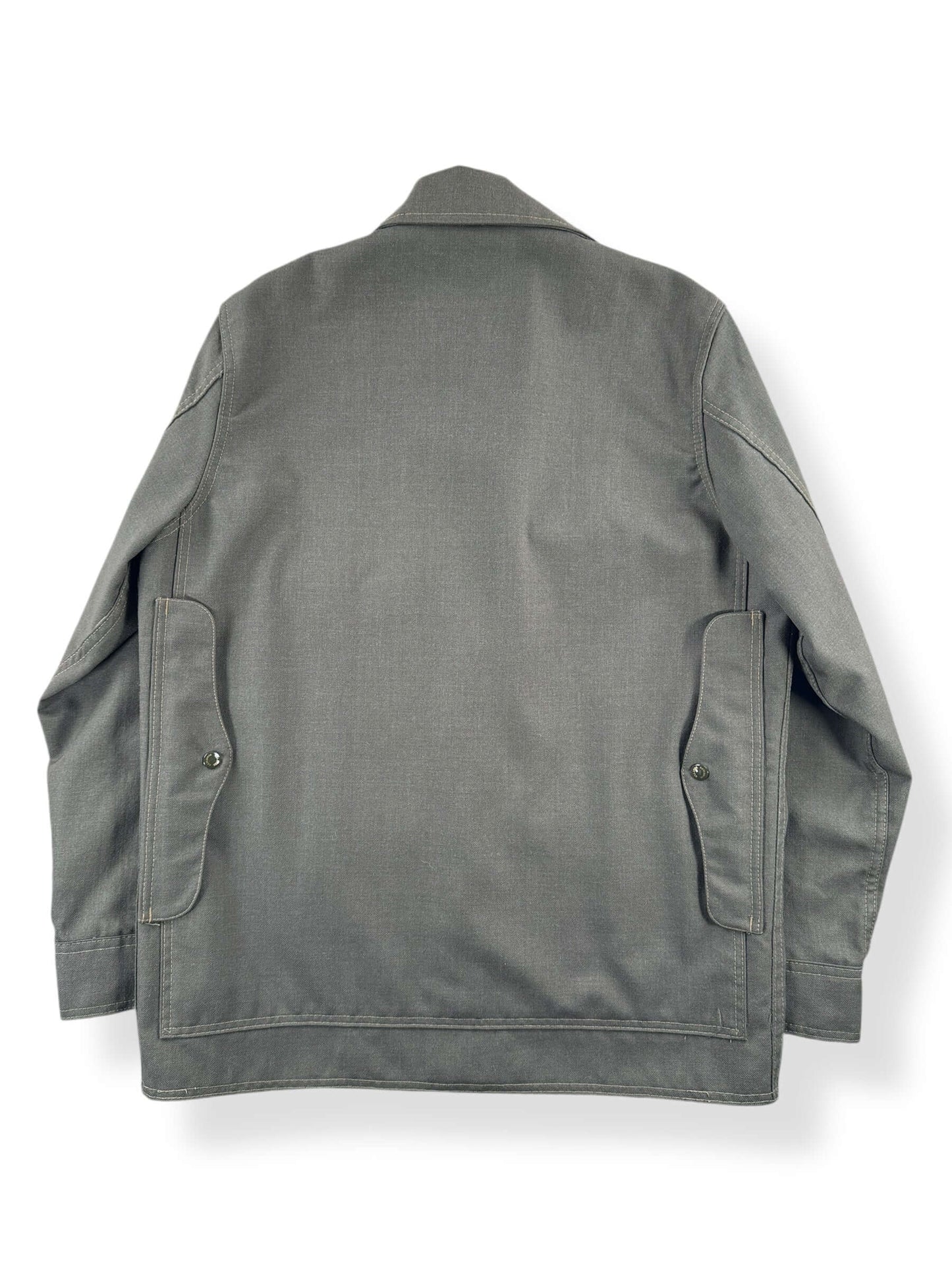 Back of Filson 1897 Collection Repro Forestry Cloth Cruiser Jacket SZ L