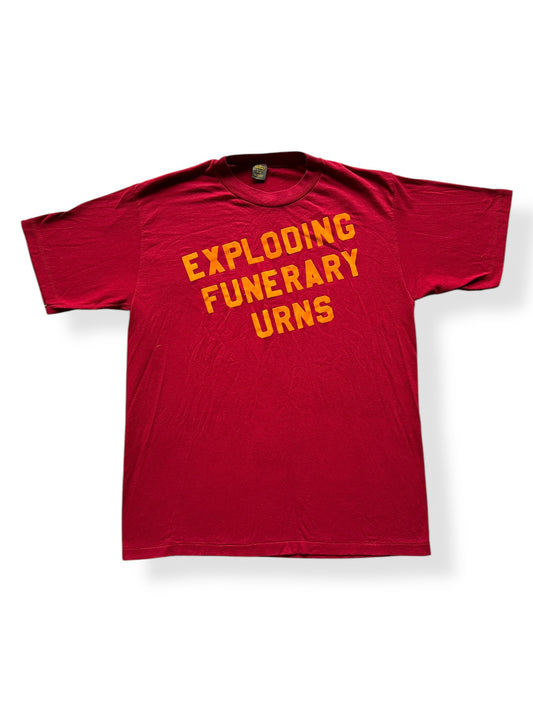Front of Vintage Exploding Funerary Urns Tee SZ L
