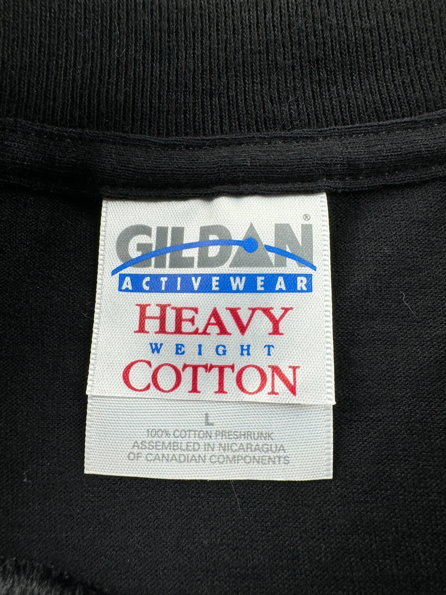 Tag on Vintage Black Zeke Tee SZ L
