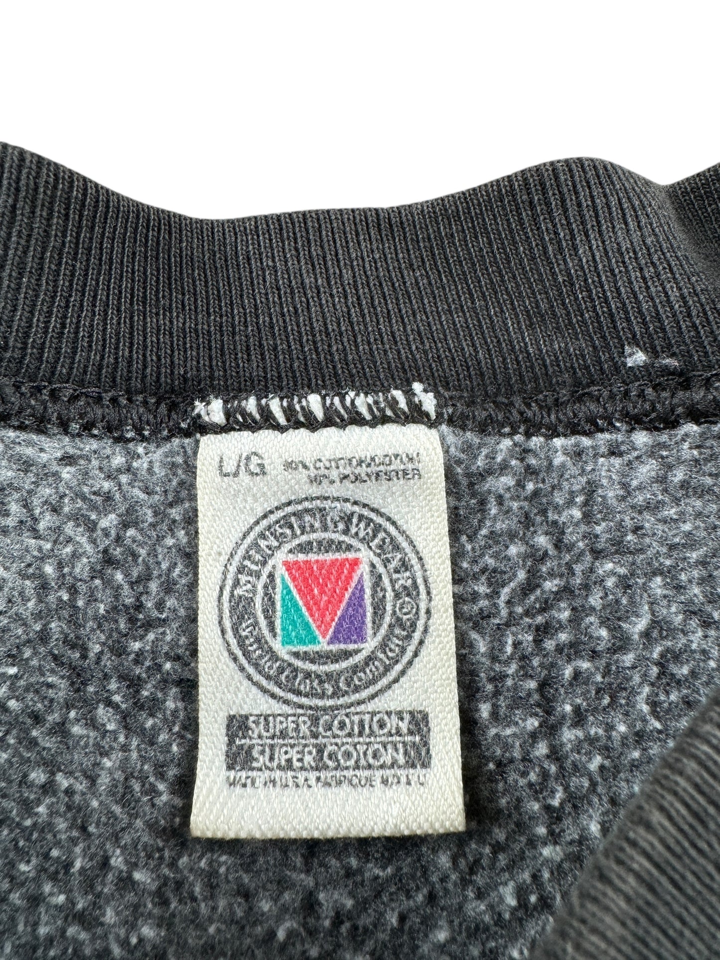 Tag on Vintage Munsingwear Harley Davidson Crewneck SZ L AS IS