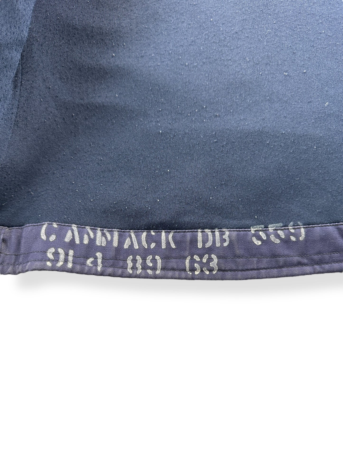 Stencil on Vintage 60’s Vietnam Era US Navy N-4 Deck Jacket SZ S