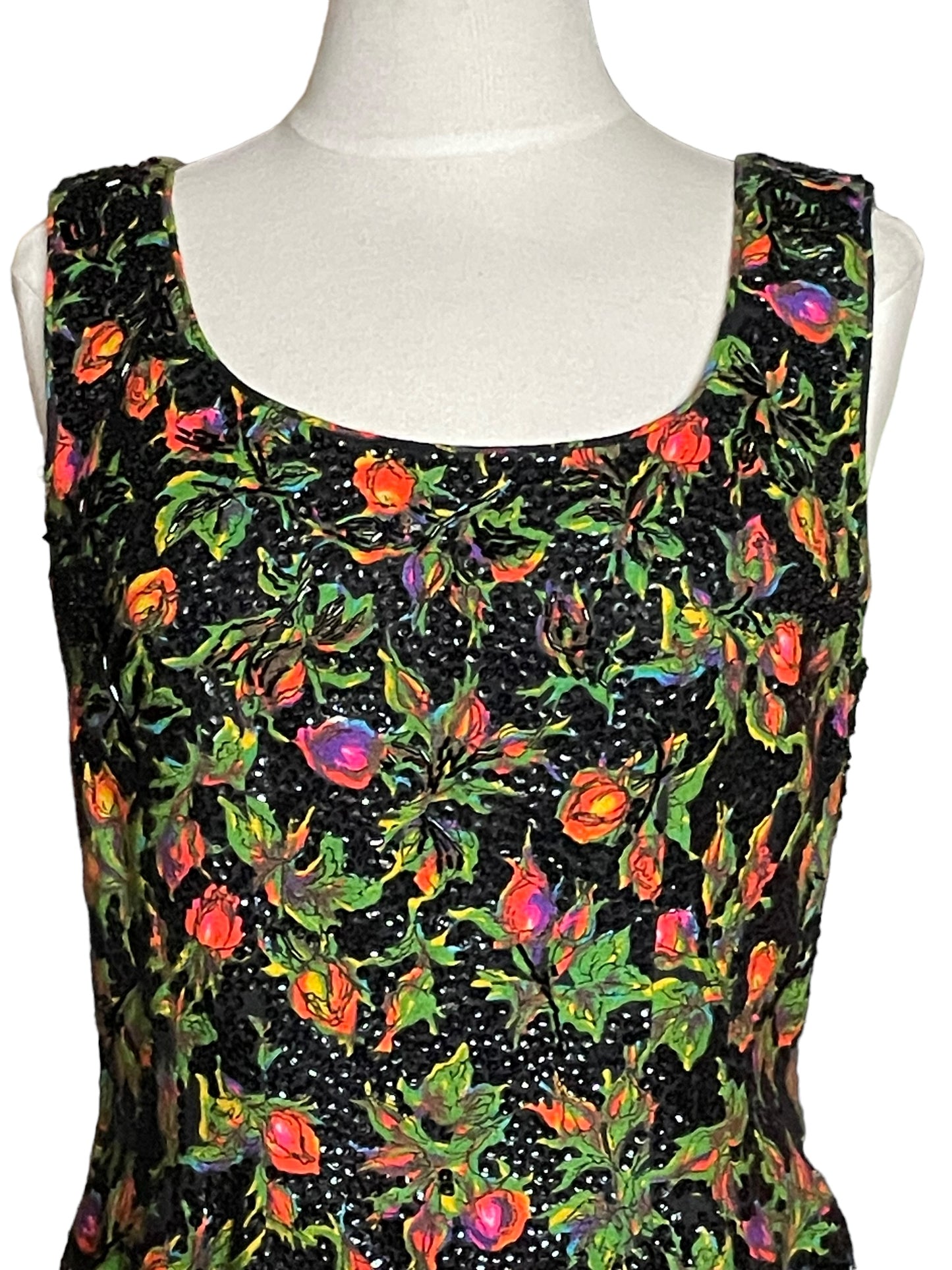 Front top view of Vintage 1960s Vogue Couturier Dress and Coat SZ M | Barn Owl Vintage Dresses| Seattle Vintage Dresses