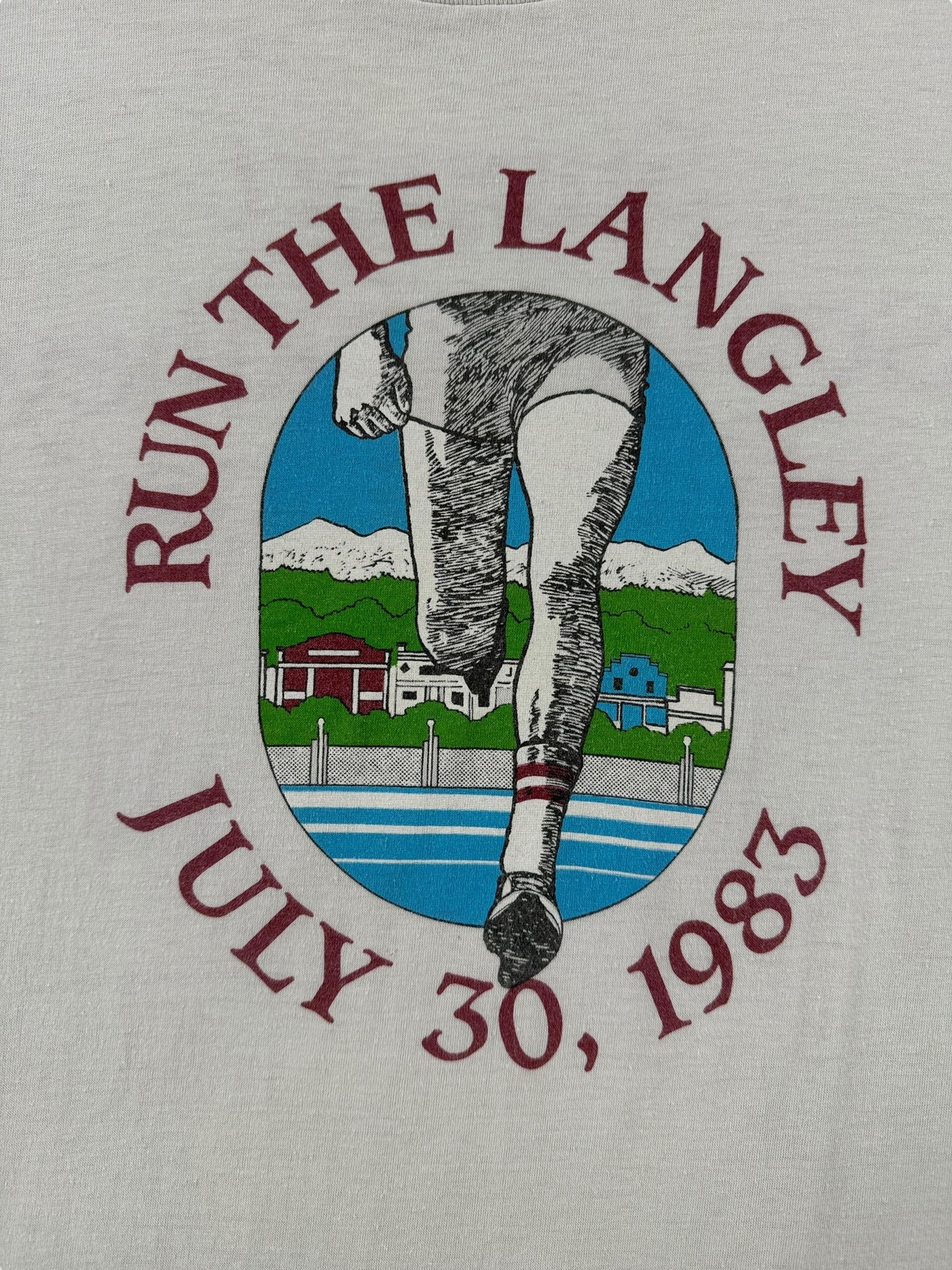 Graphic of Vintage Langley Run Tee SZ L