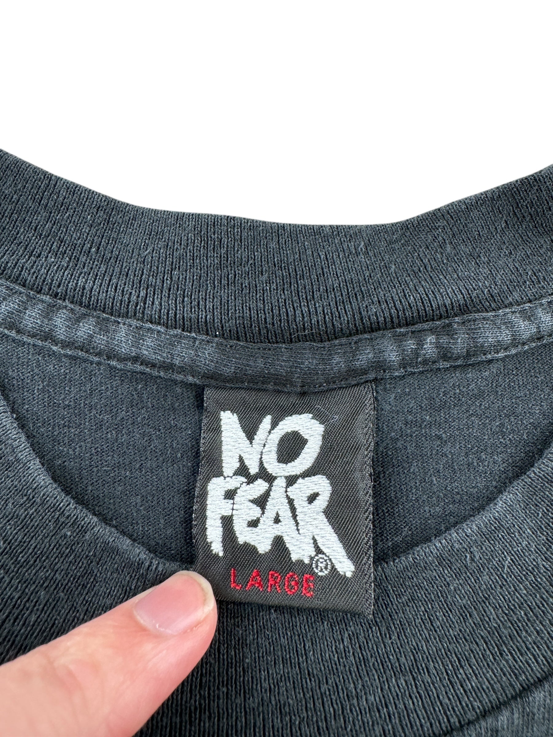 Tag on Vintage No Fear Tee SZ L