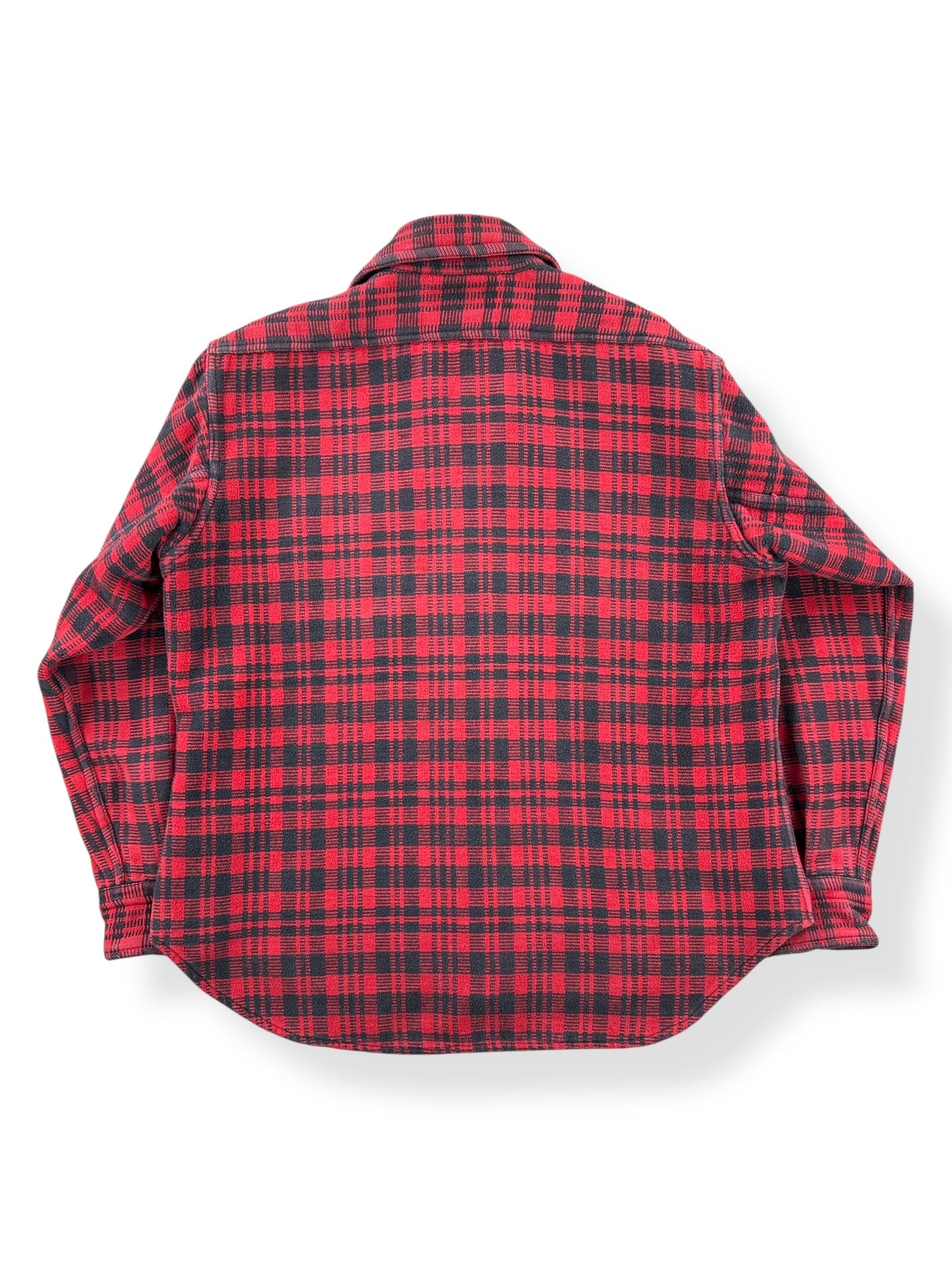 Back of Vintage Doeskin Camp Flannel SZ S