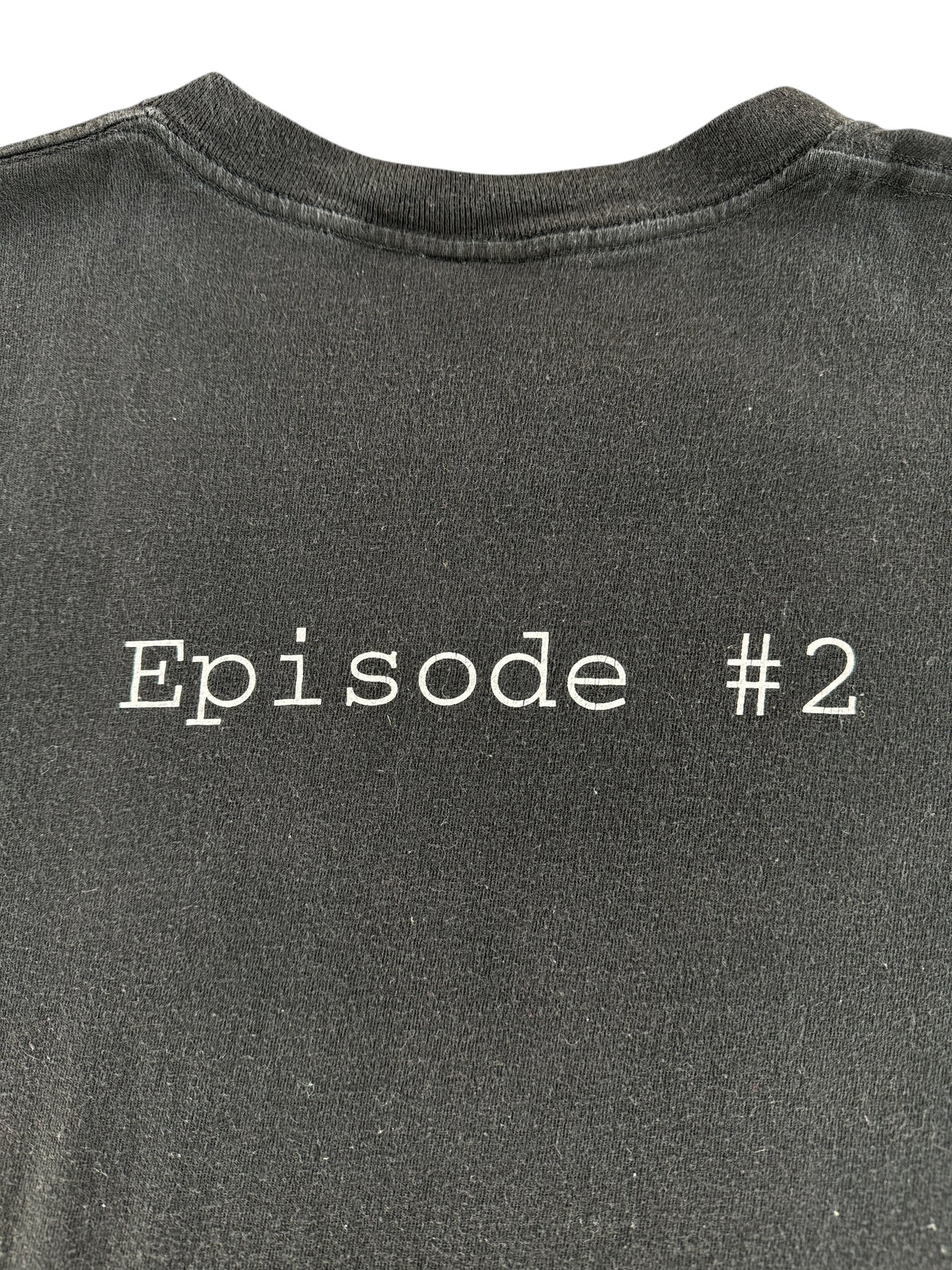 Back Graphic of Vintage Satchel Partnership Band Tee SZ L