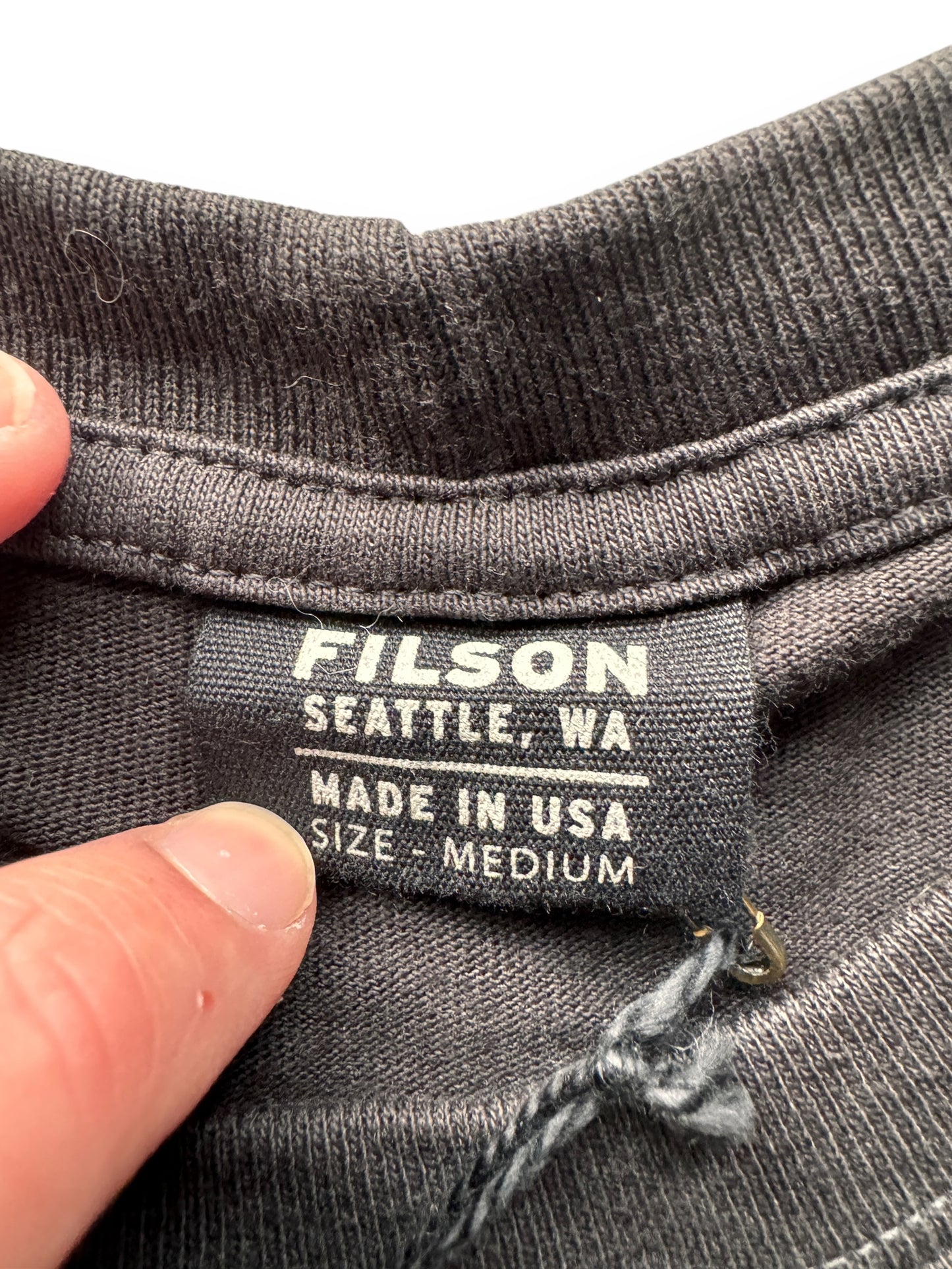tag on NWT Filson Smokey the Bear 75th Anniversary Tee SZ M