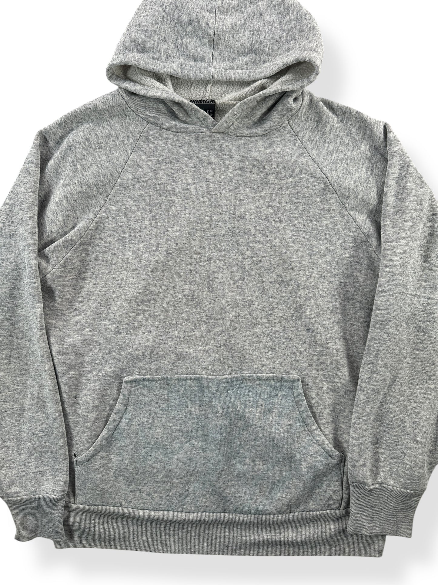 Front Close Up of Vintage Dorado Grey Hoodie SZ M